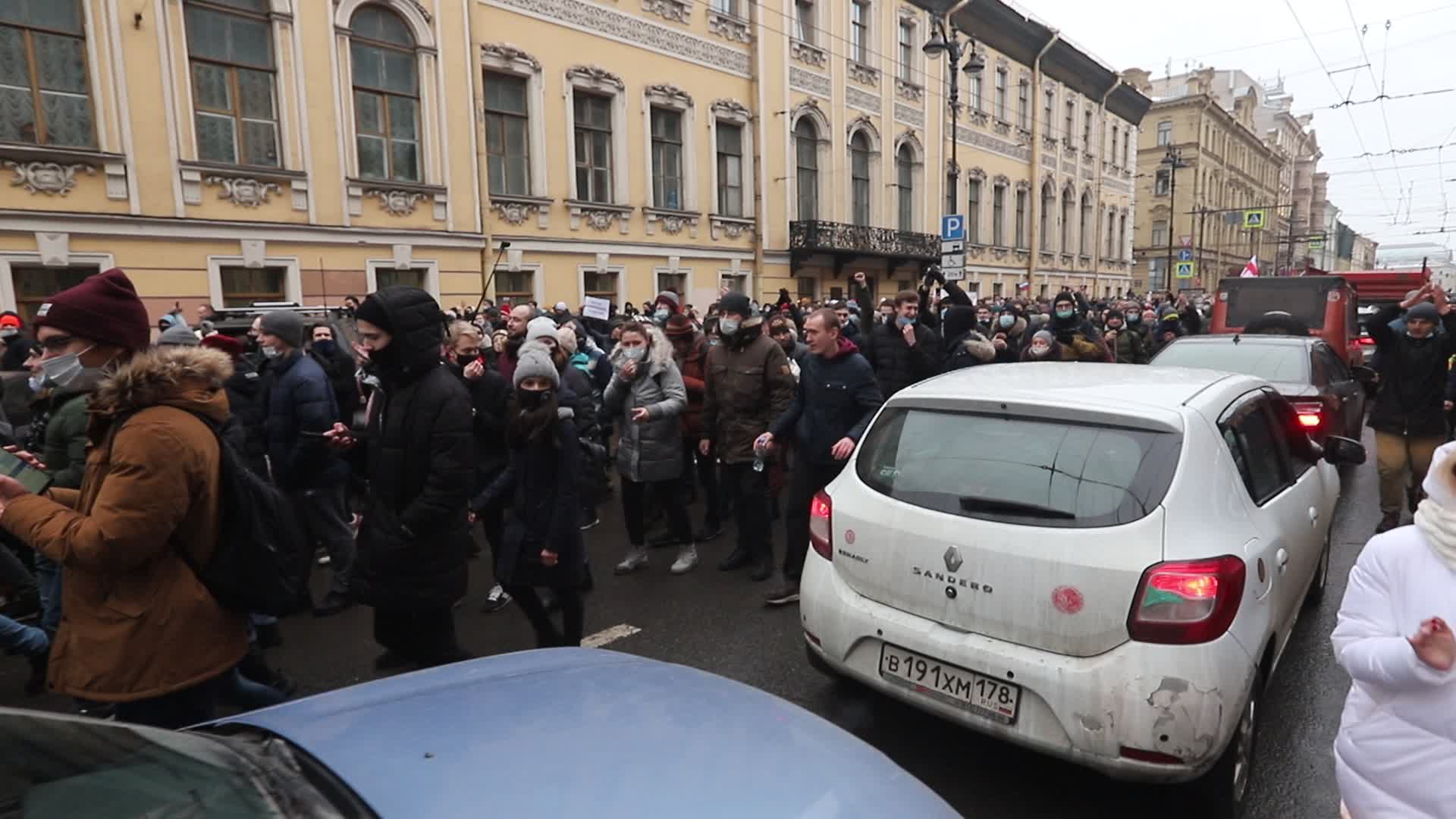 Pro-Navalny ralliy staged in Russia