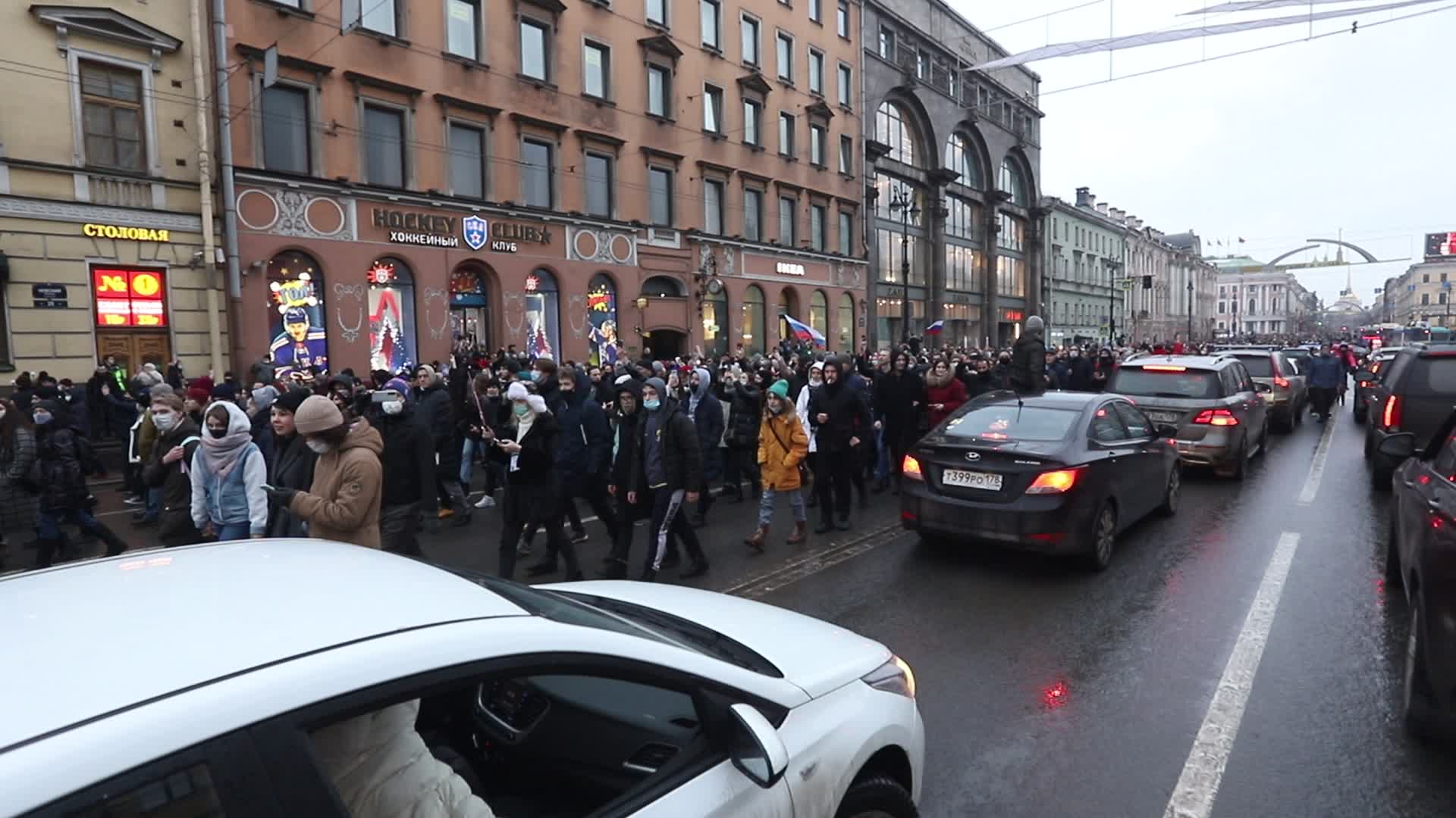 Pro-Navalny ralliy staged in Russia