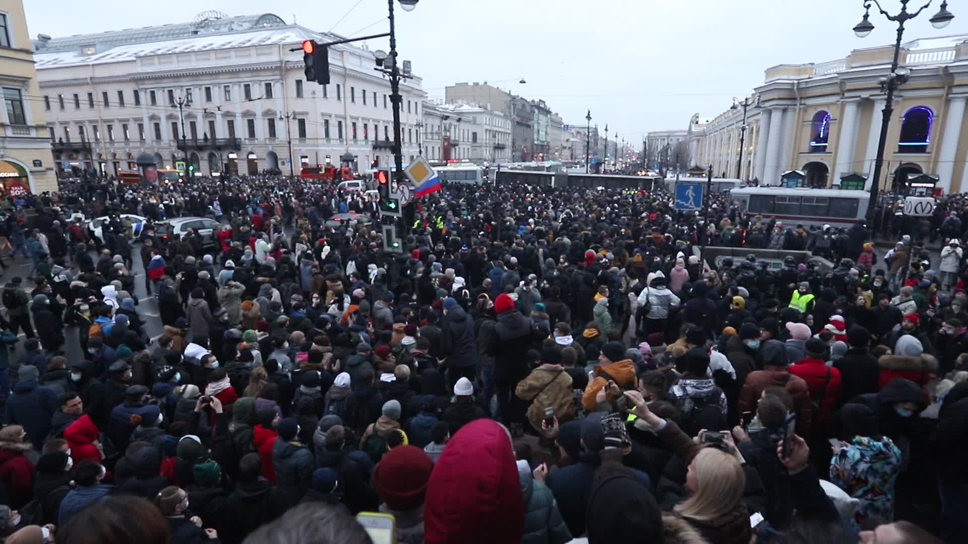 Pro-Navalny ralliy staged in Russia