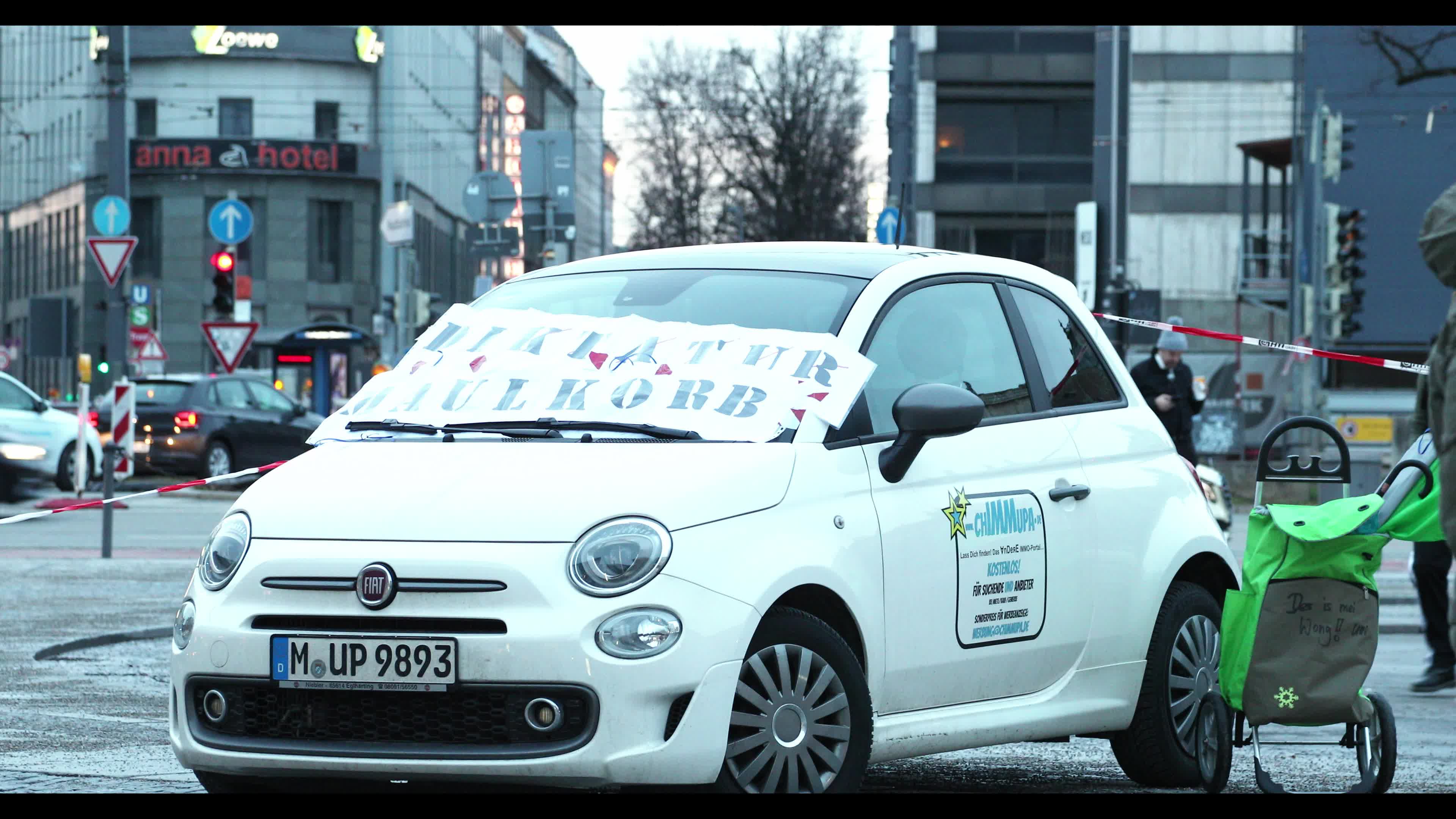Rally of Covid-19 deniers in Munich