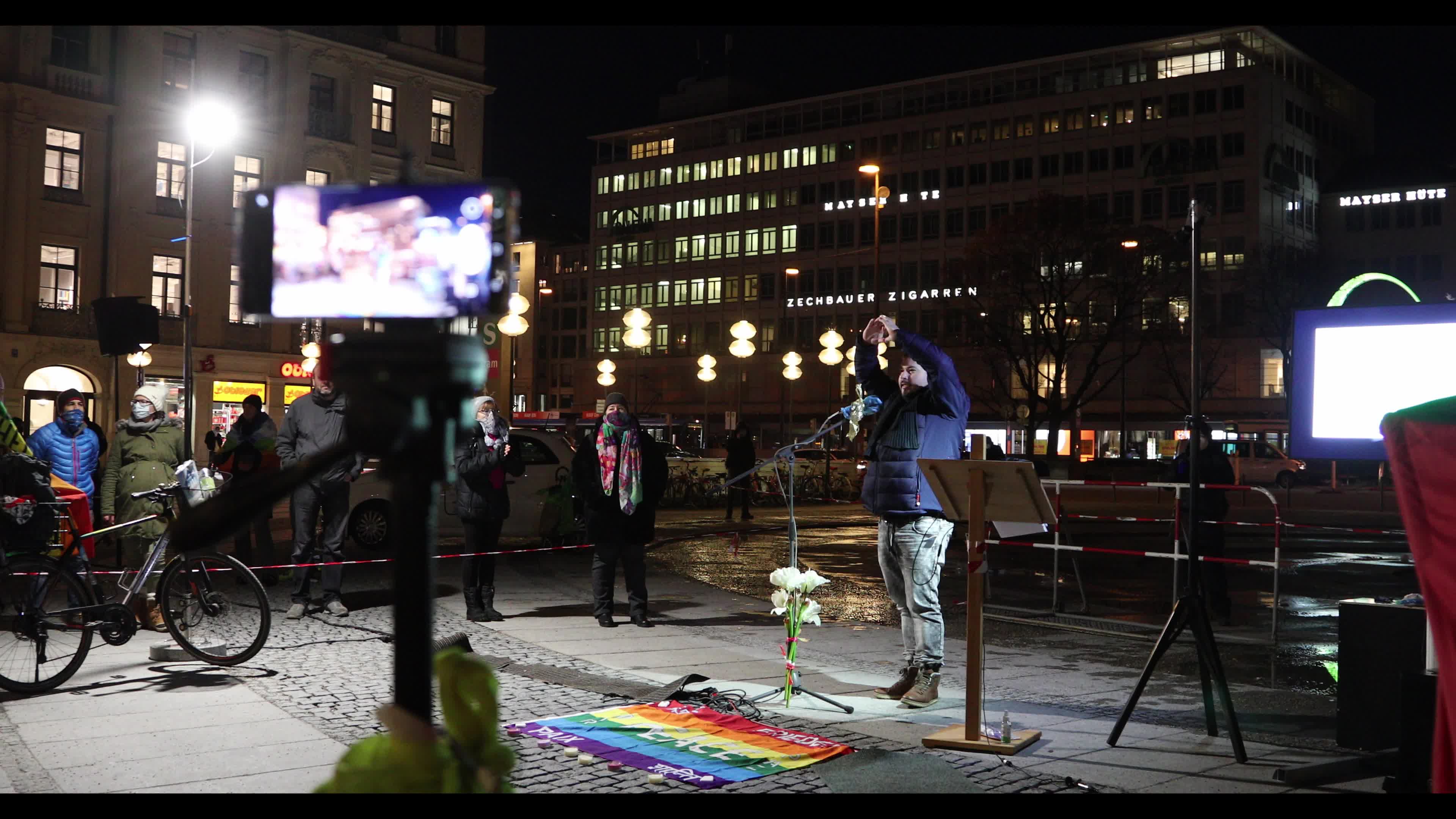 Rally of Covid-19 deniers in Munich