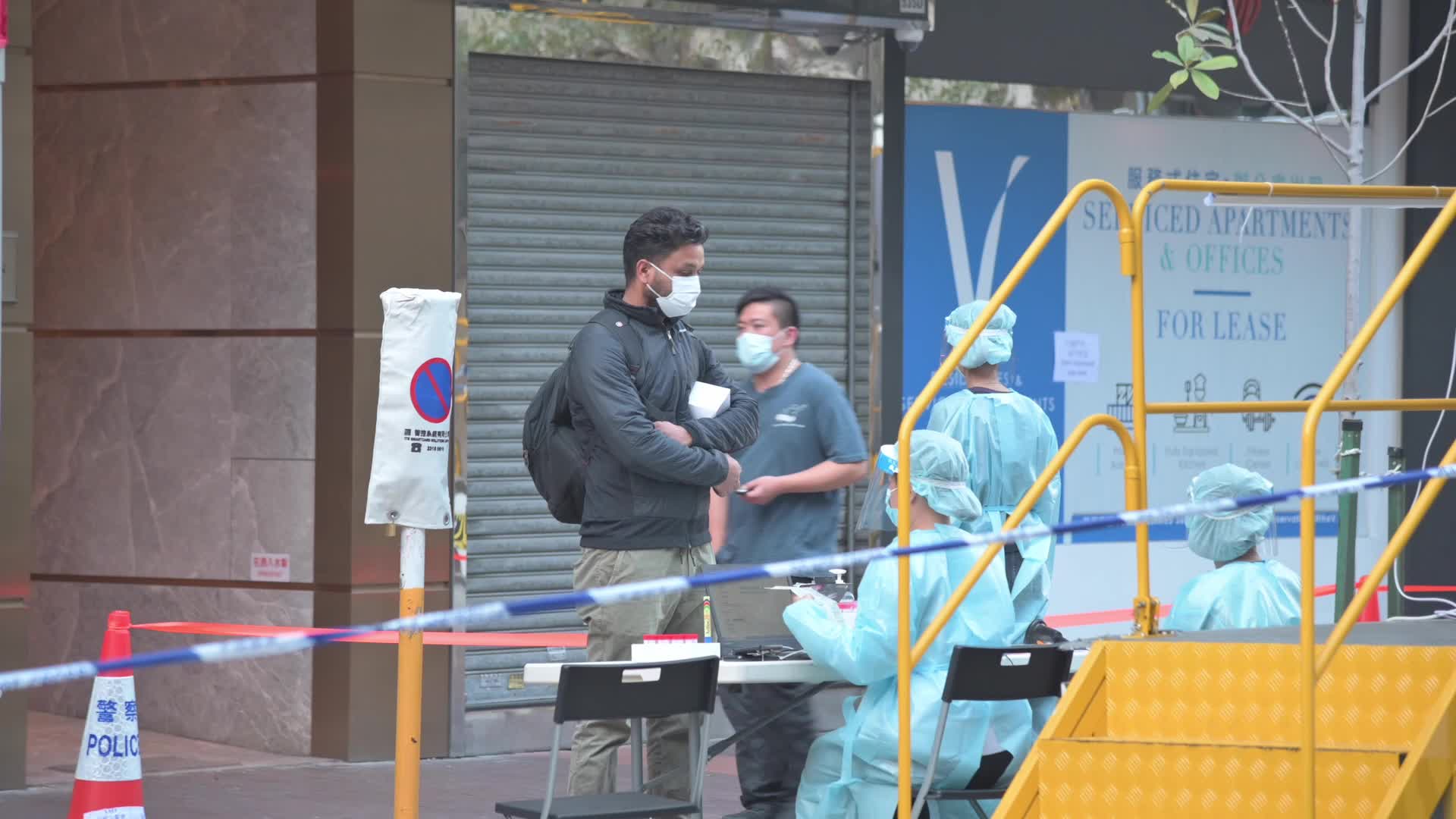 Hong Kong set first lockdown in Yau Tsim Mong area