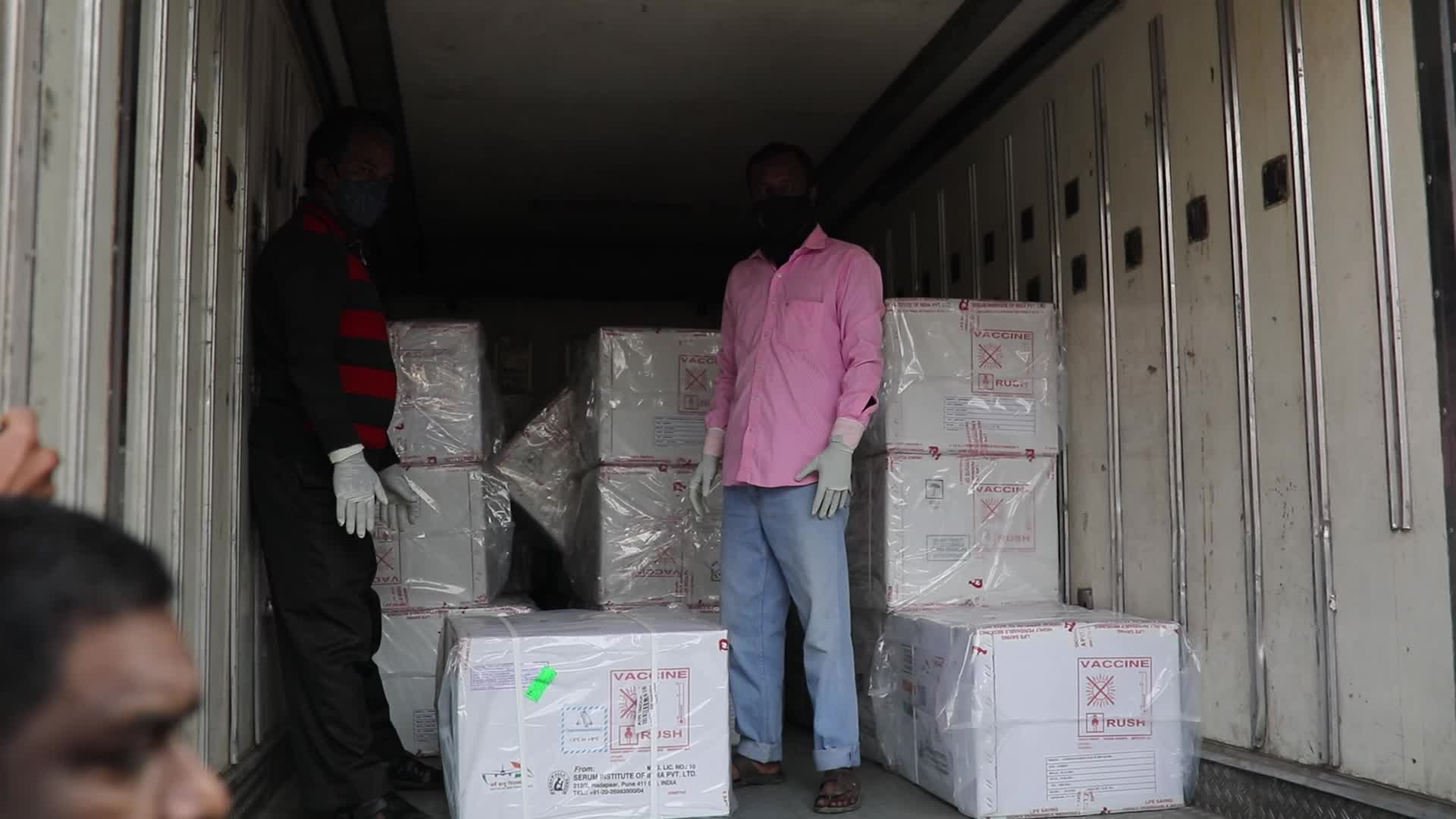 Oxford-Astrazeneca COVID-19 vaccines arrive in Bangladesh