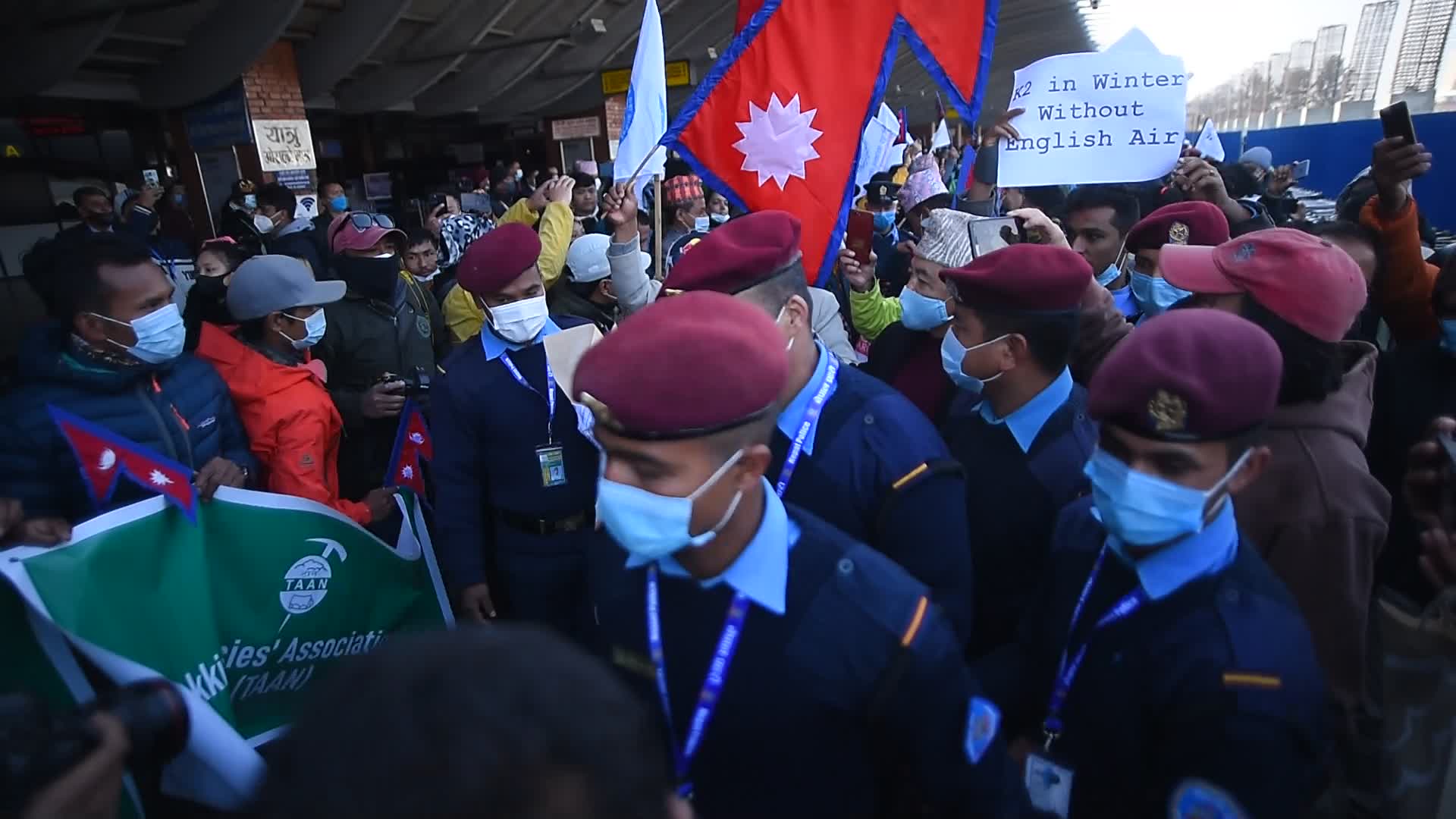 Nepalese mountaineering Team scaled K2 receive hero’s welcome
