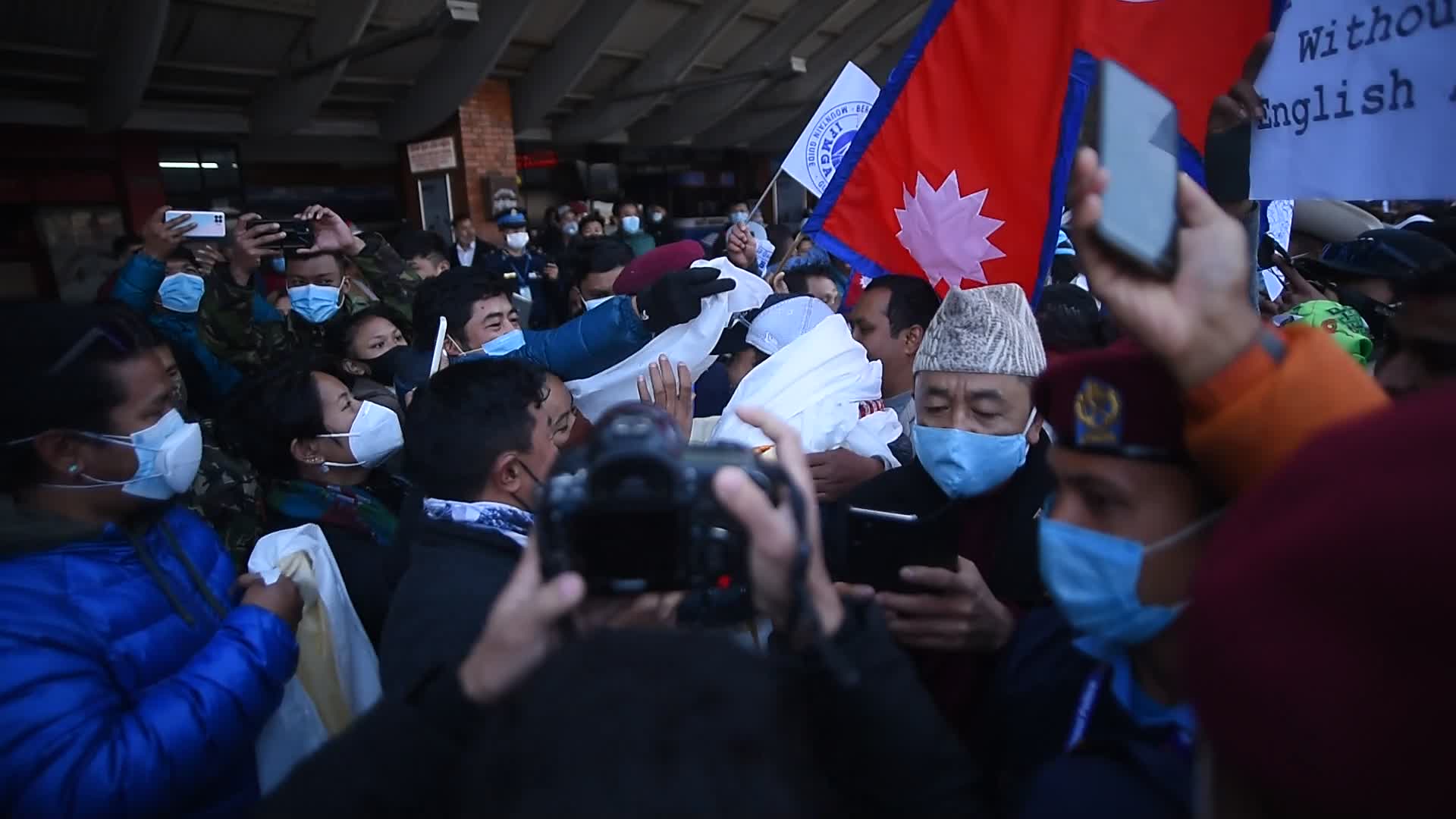 Nepalese mountaineering Team scaled K2 receive hero’s welcome