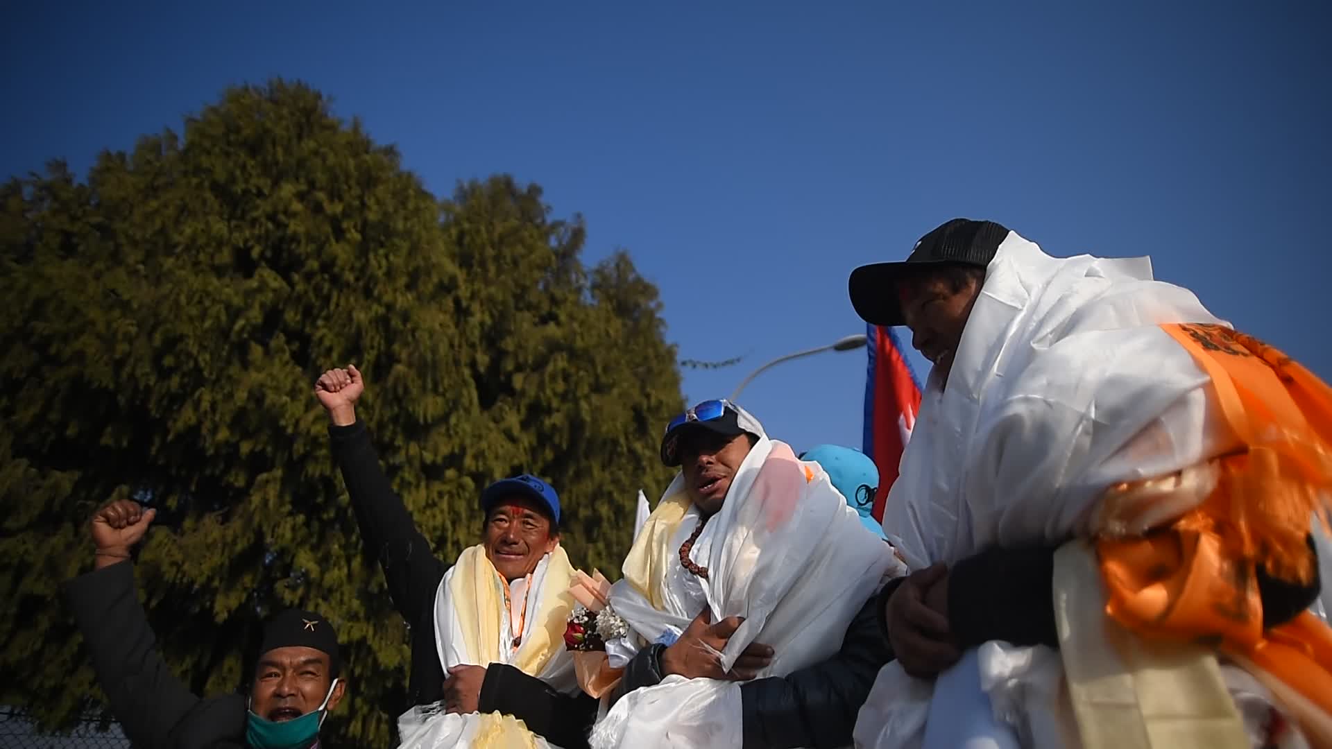 Nepalese mountaineering Team scaled K2 receive hero’s welcome