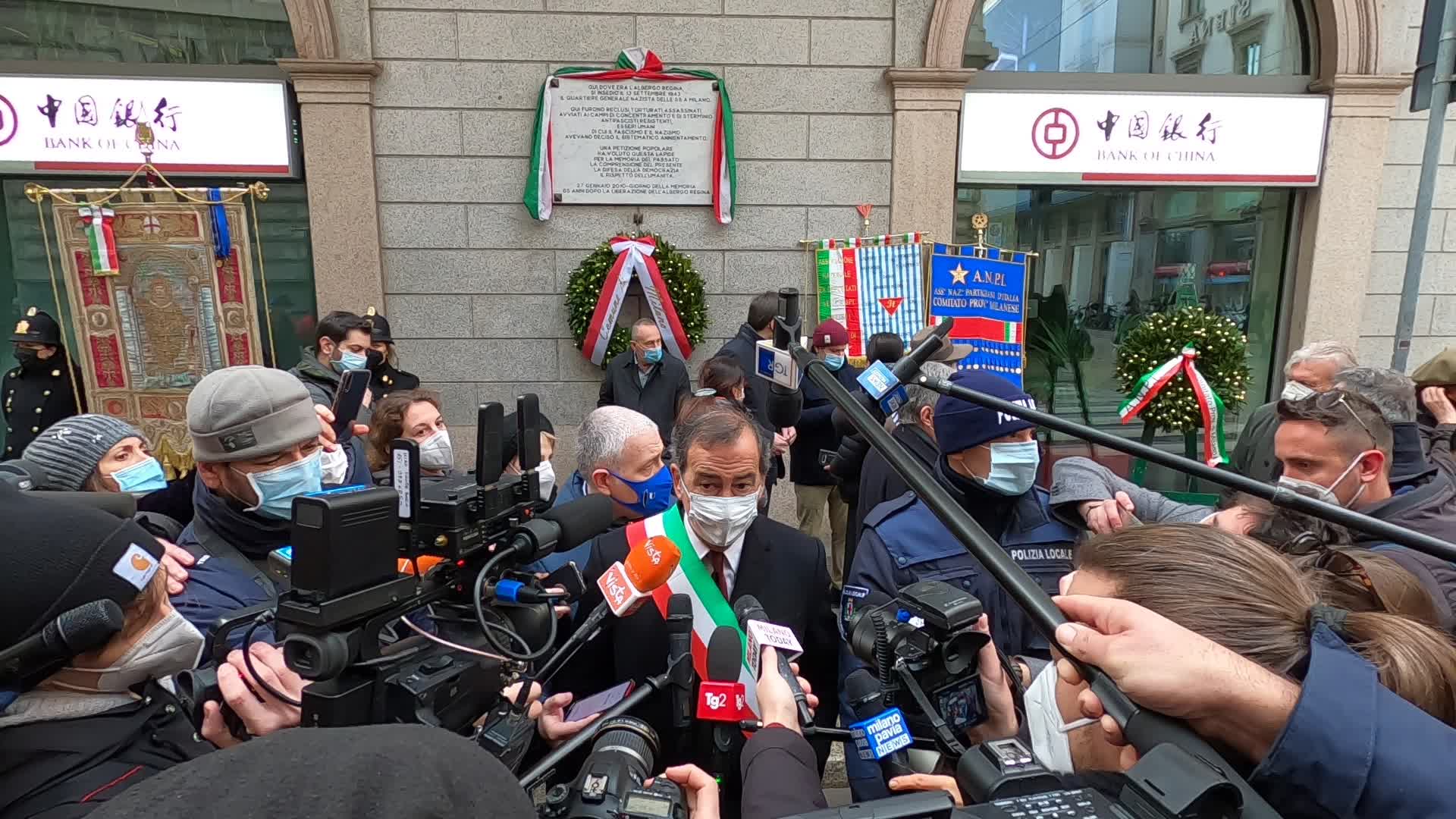 Commemoration For The Victims Of The Shoah in Milan