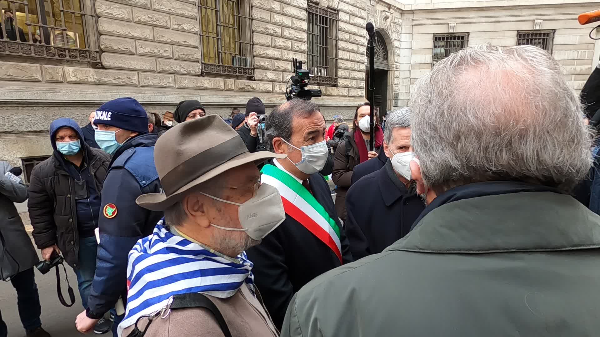 Commemoration For The Victims Of The Shoah in Milan