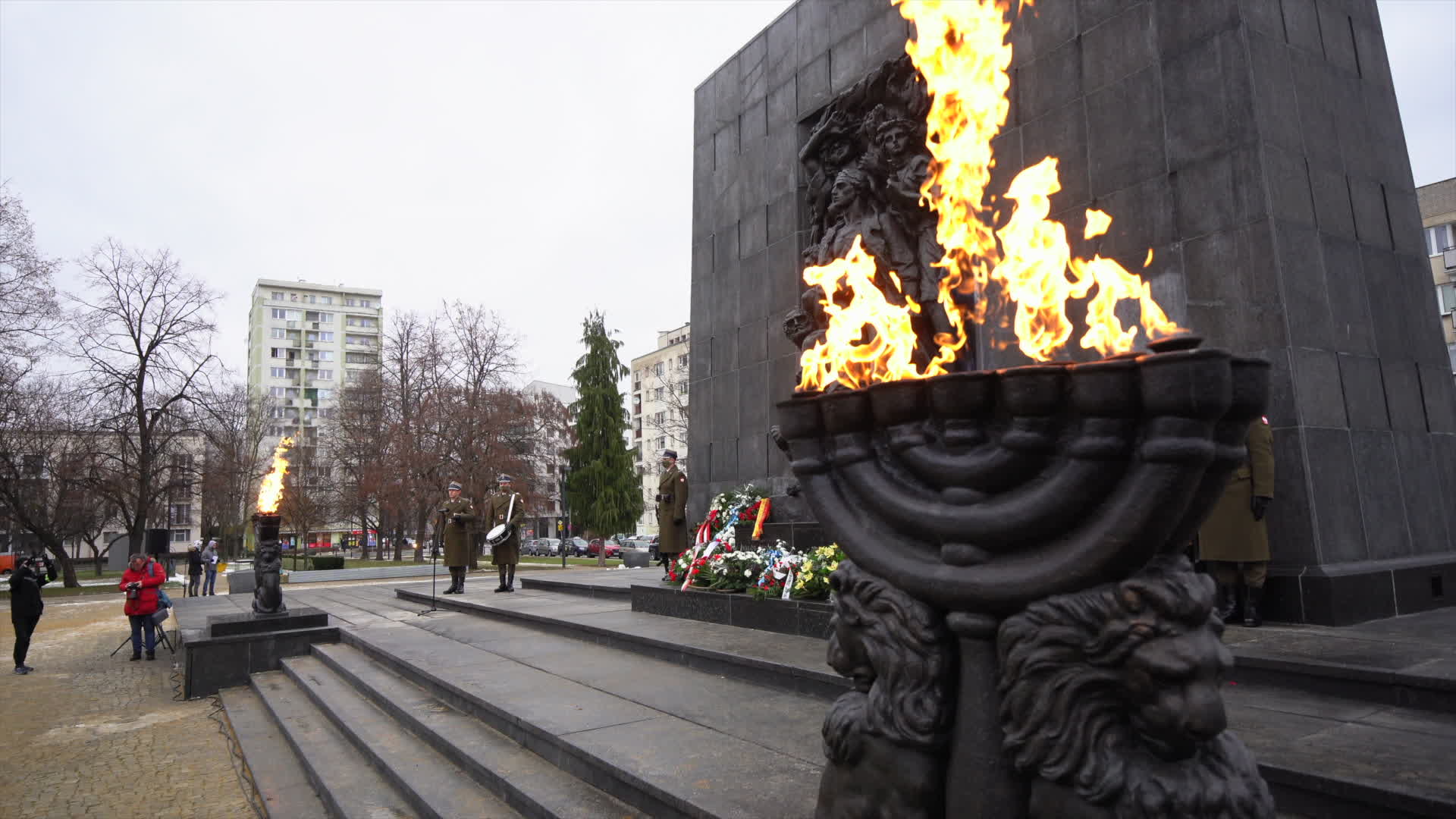 Holocaust Remembrance Day Ceremony in Warsaw