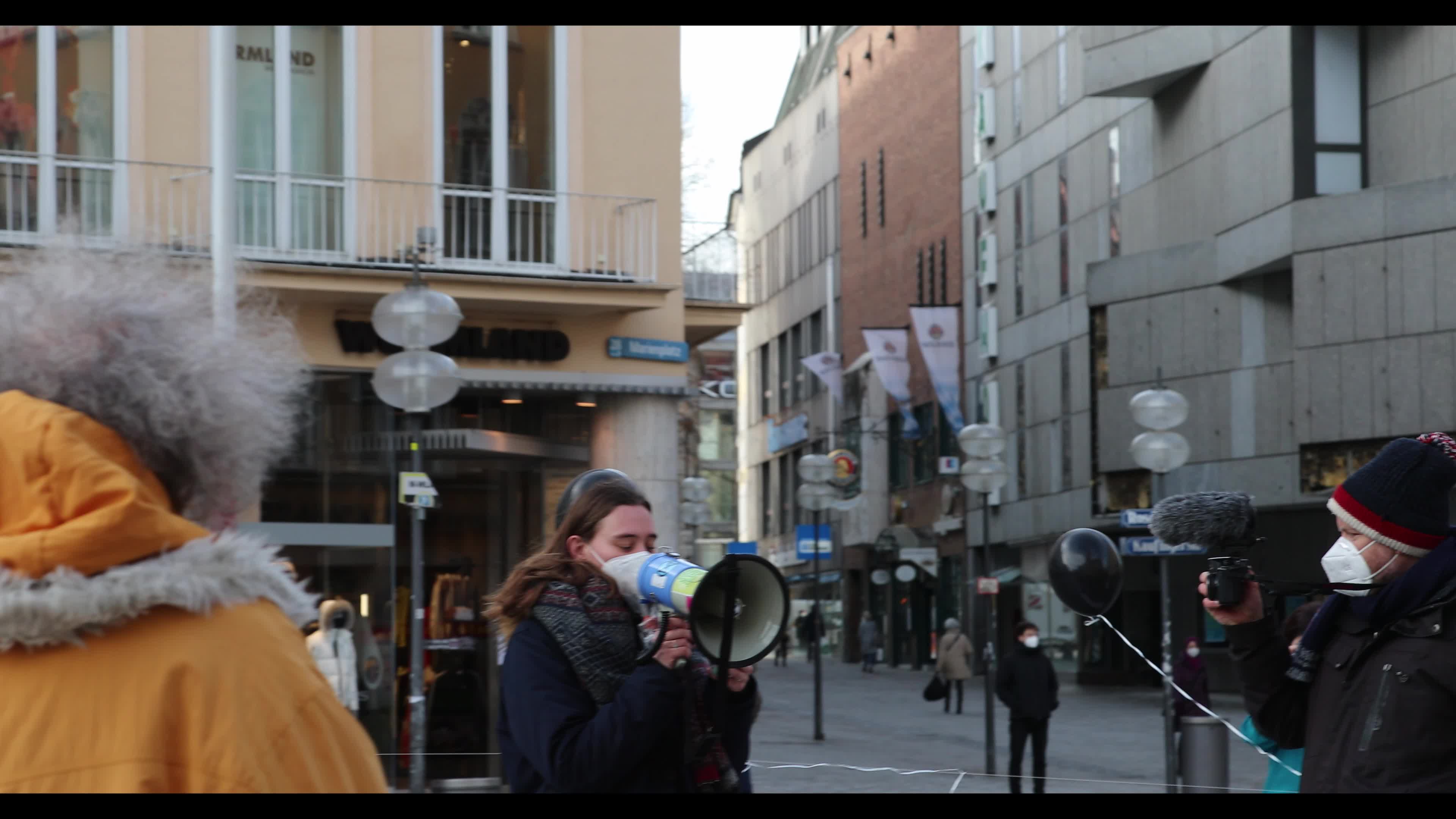 Extinction Rebellion protesting against Spirit Energy and a new natural gas power plant of the Munich public utilities