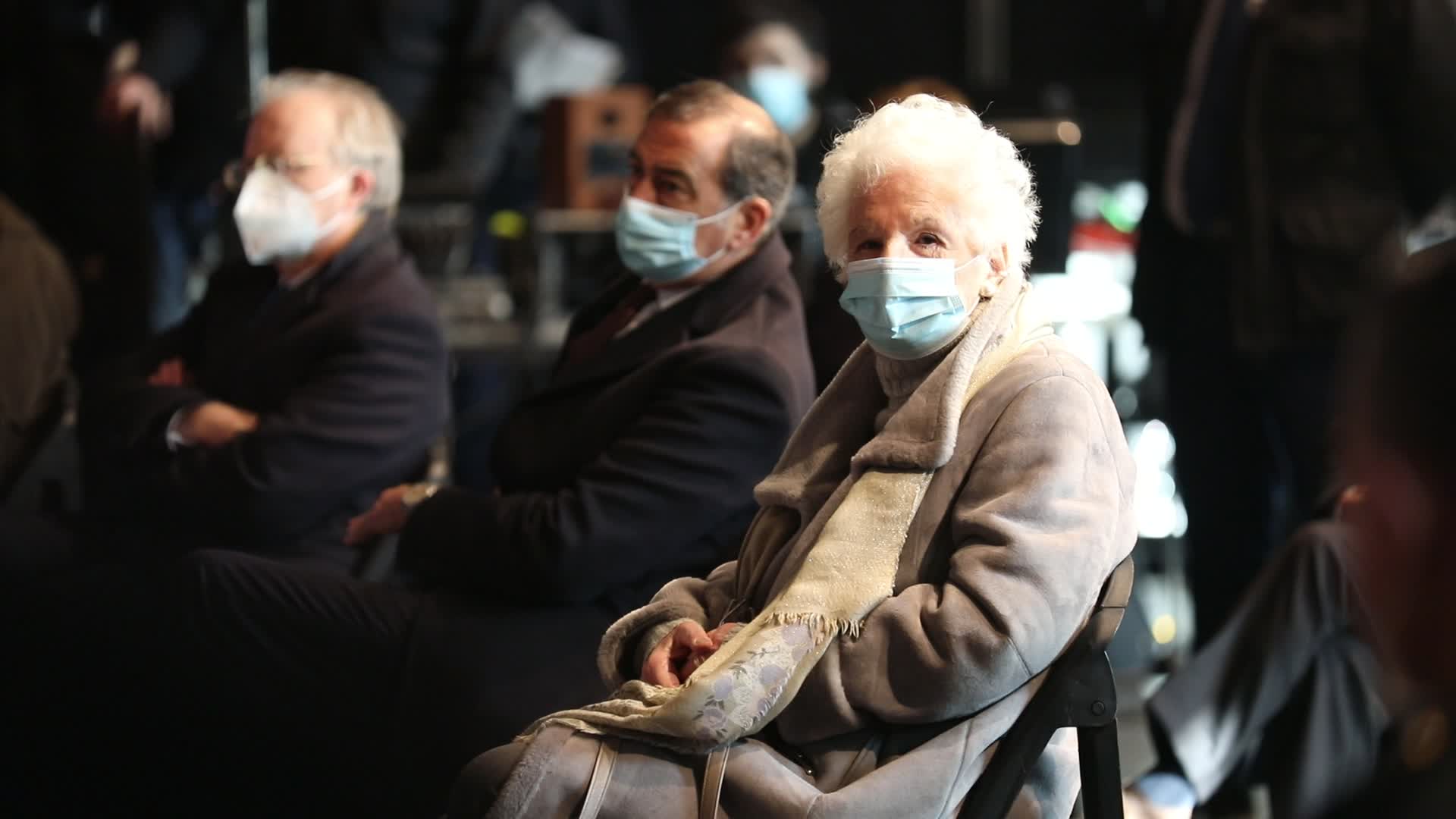 The commemoration in memory of Jews deportation in Milan