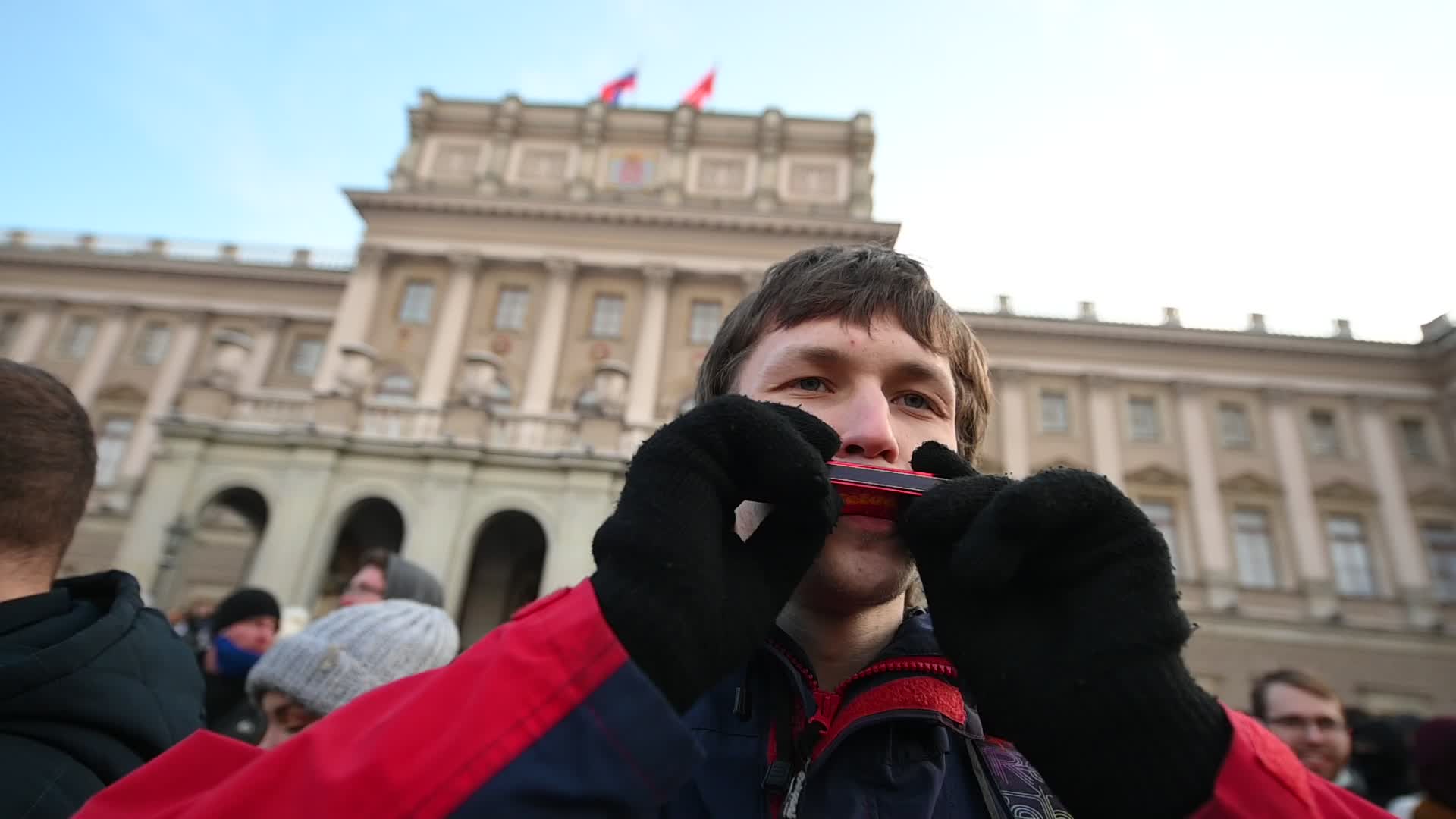 Rally in support of Jailed Russian Opposition leader Alexei Navalny in Saint Petersburg, Russia