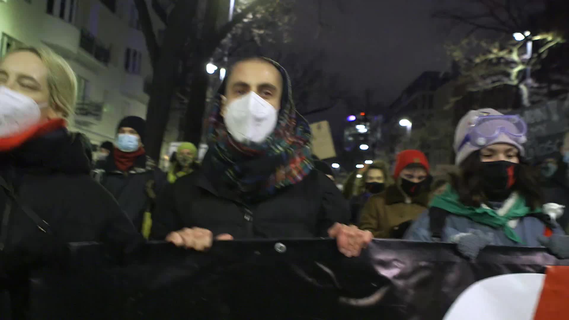 Pro-choice protest kick off in Poland after verdict published by Tribunal