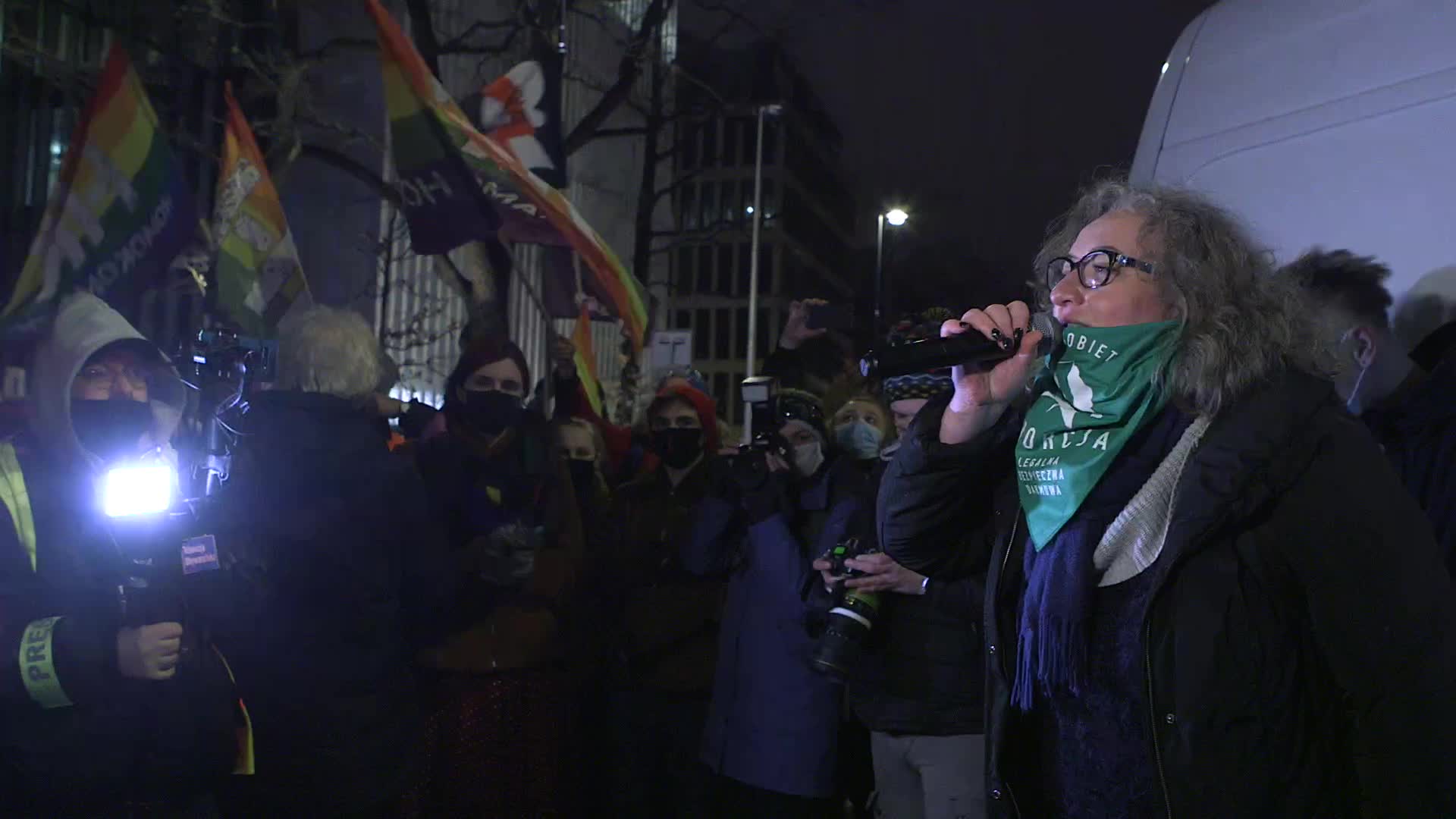 Pro-choice protest kick off in Poland after verdict published by Tribunal