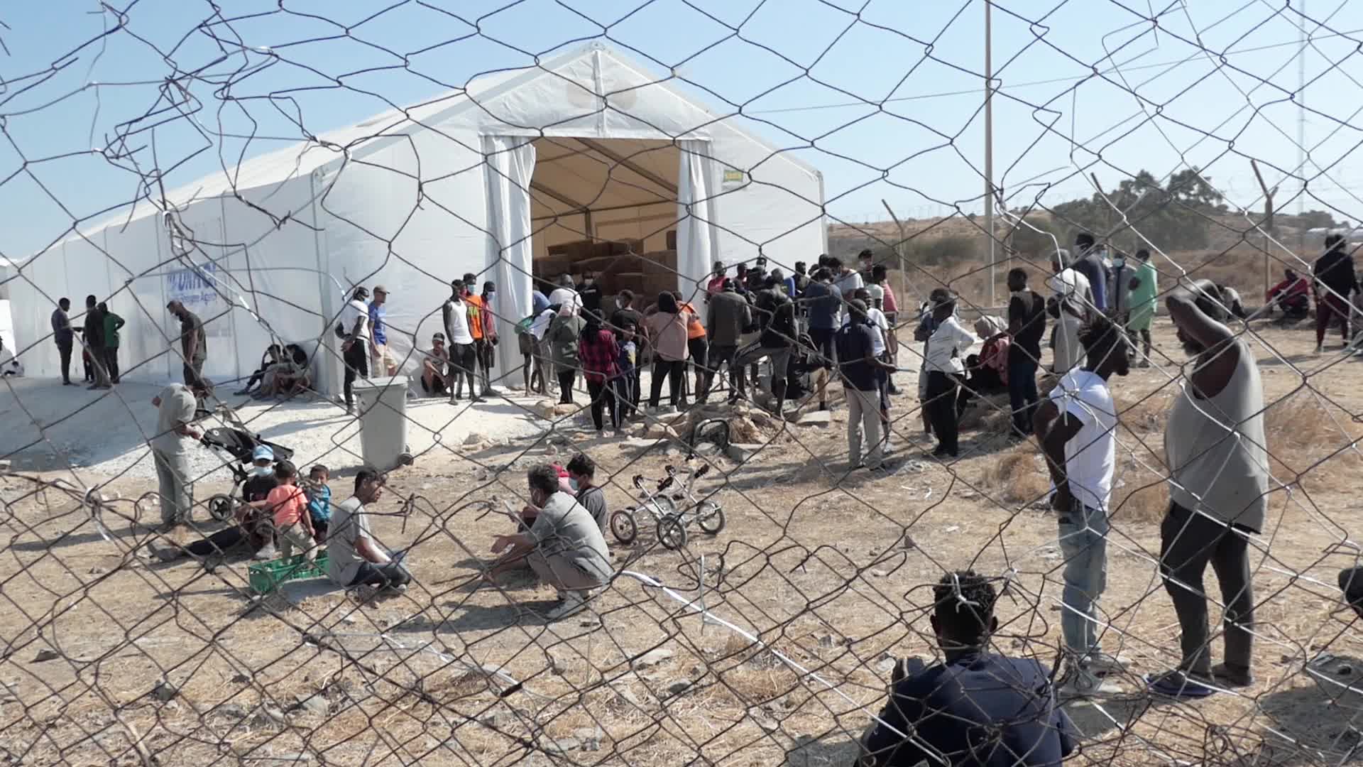 New Temporary Refugee Camp In Lesbos Island