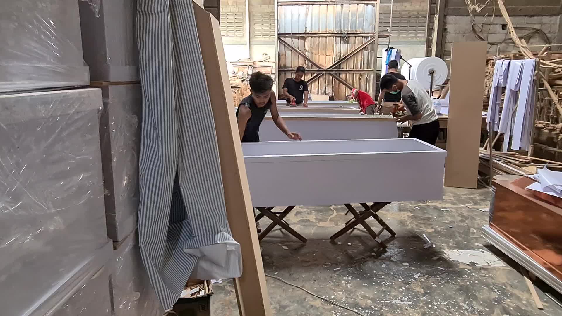 Coffin Production for Covid-19 victim in Indonesia