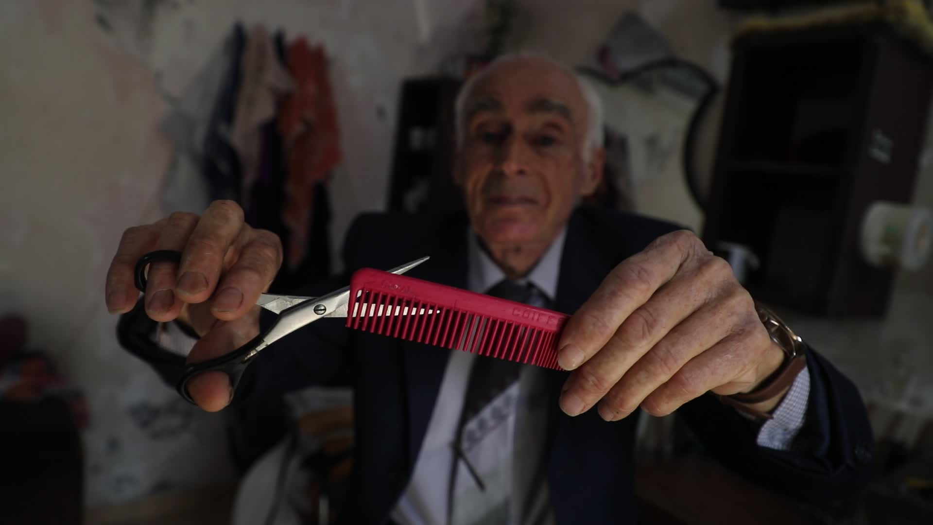 The Oldest Barber in Gaza