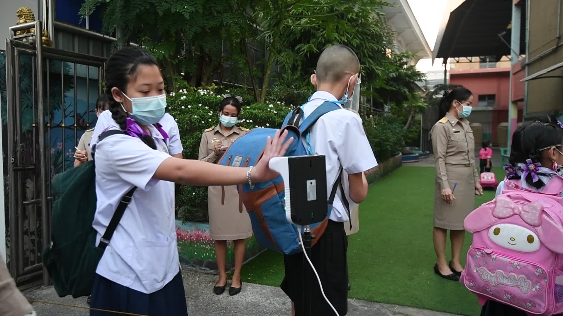 School re-open amid the situation second wave outbreak of Covid-19 in Thailand