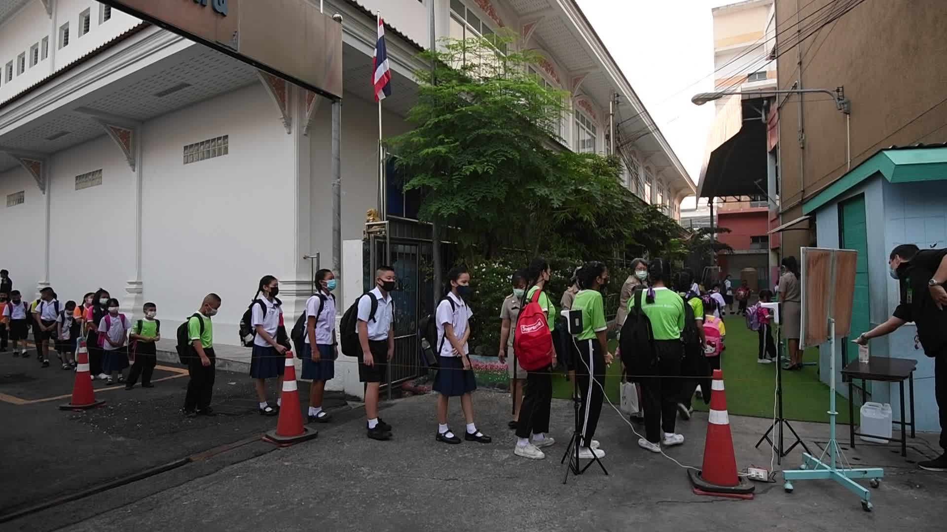 School re-open amid the situation second wave outbreak of Covid-19 in Thailand