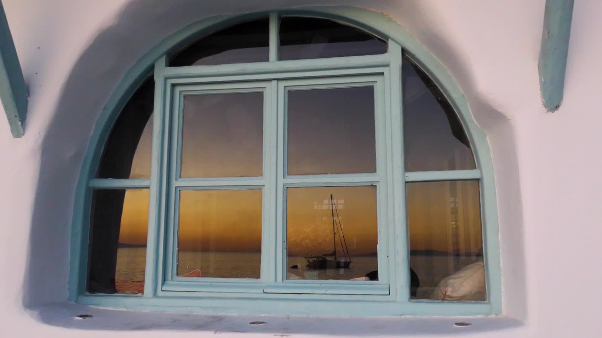 Dreamy Sunset In Mykonos Island In Greece