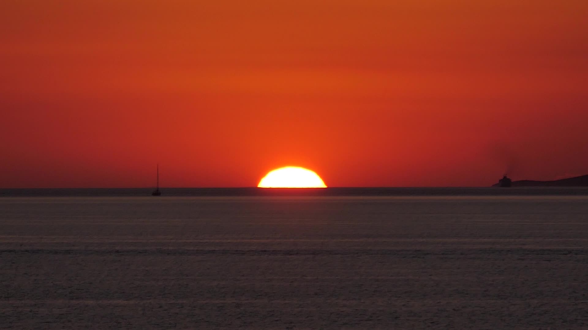 Dreamy Sunset In Mykonos Island In Greece
