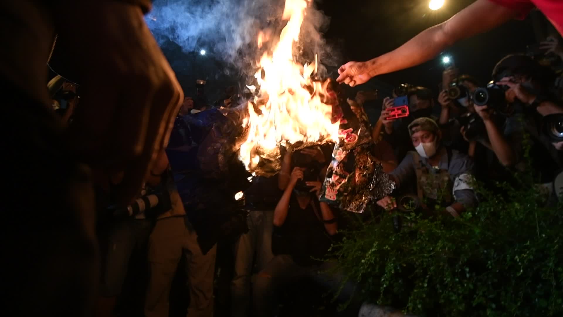 NLD Supporters In Bangkok Protest Against Military Coup In Myanmar
