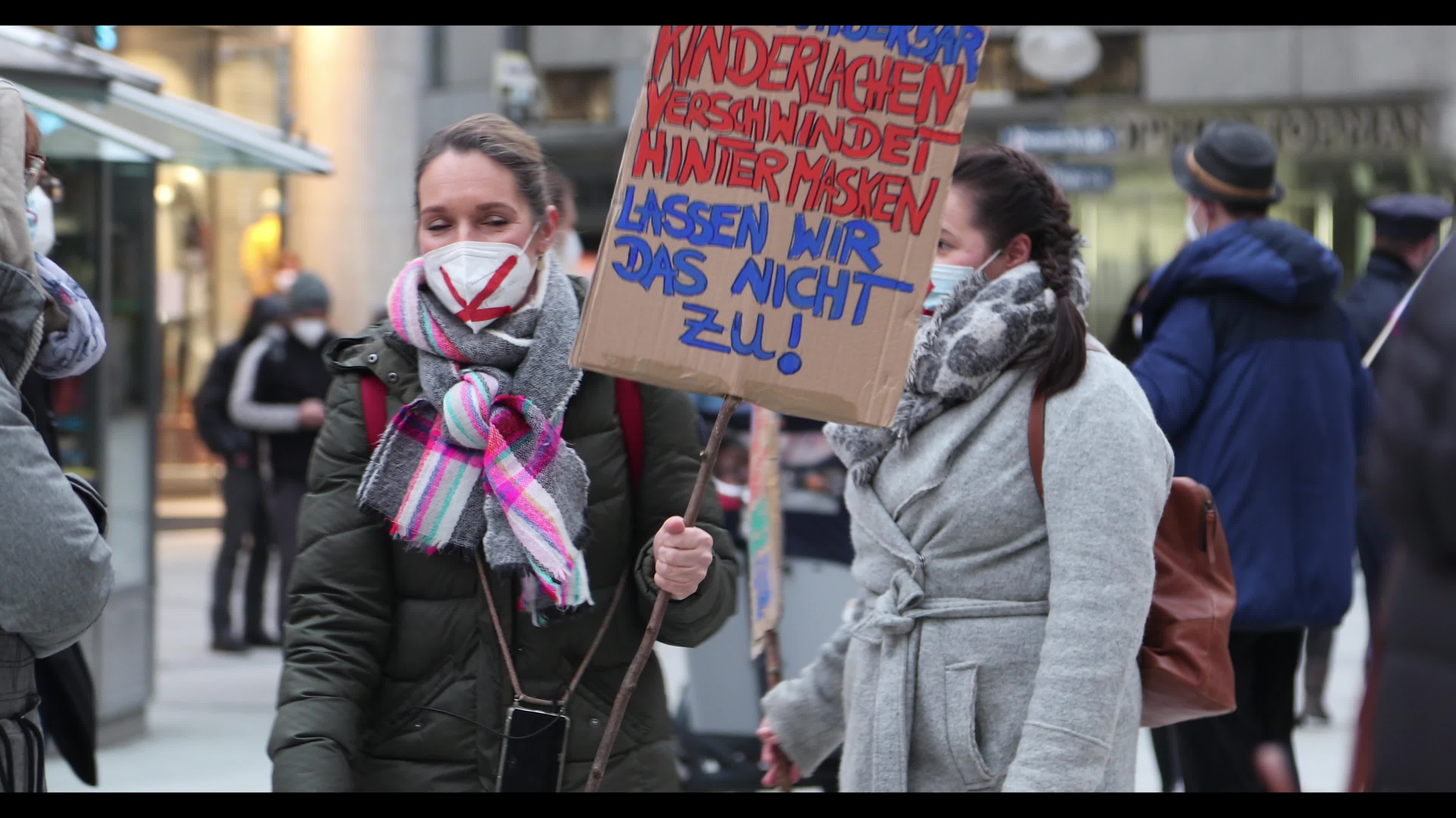 Protest In Munich against Covid-19 restrictions