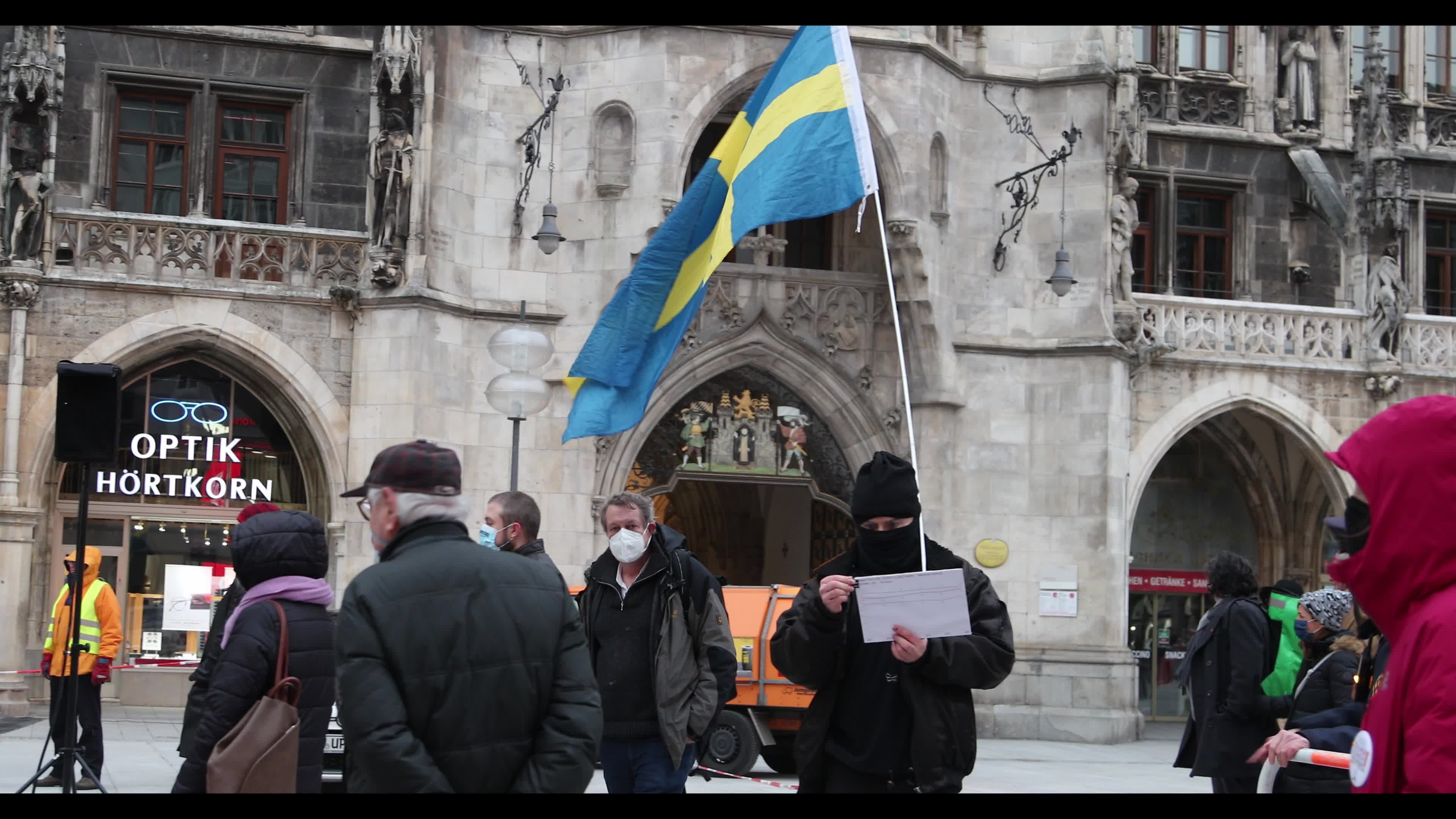 Protest In Munich against Covid-19 restrictions