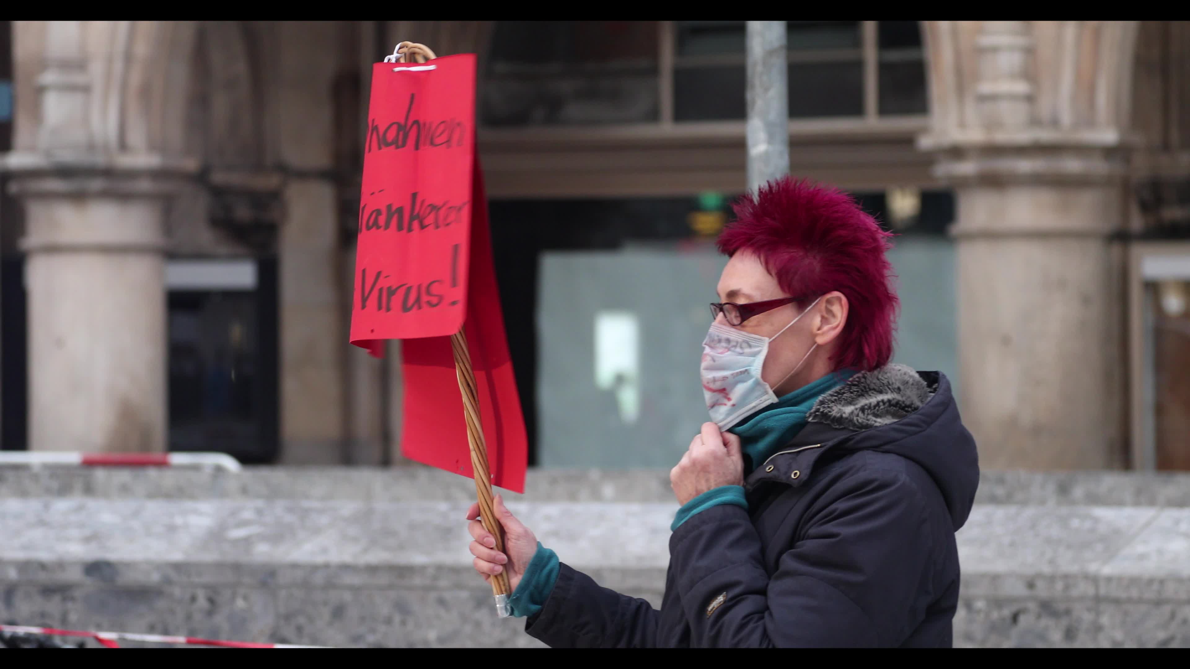 Protest In Munich against Covid-19 restrictions