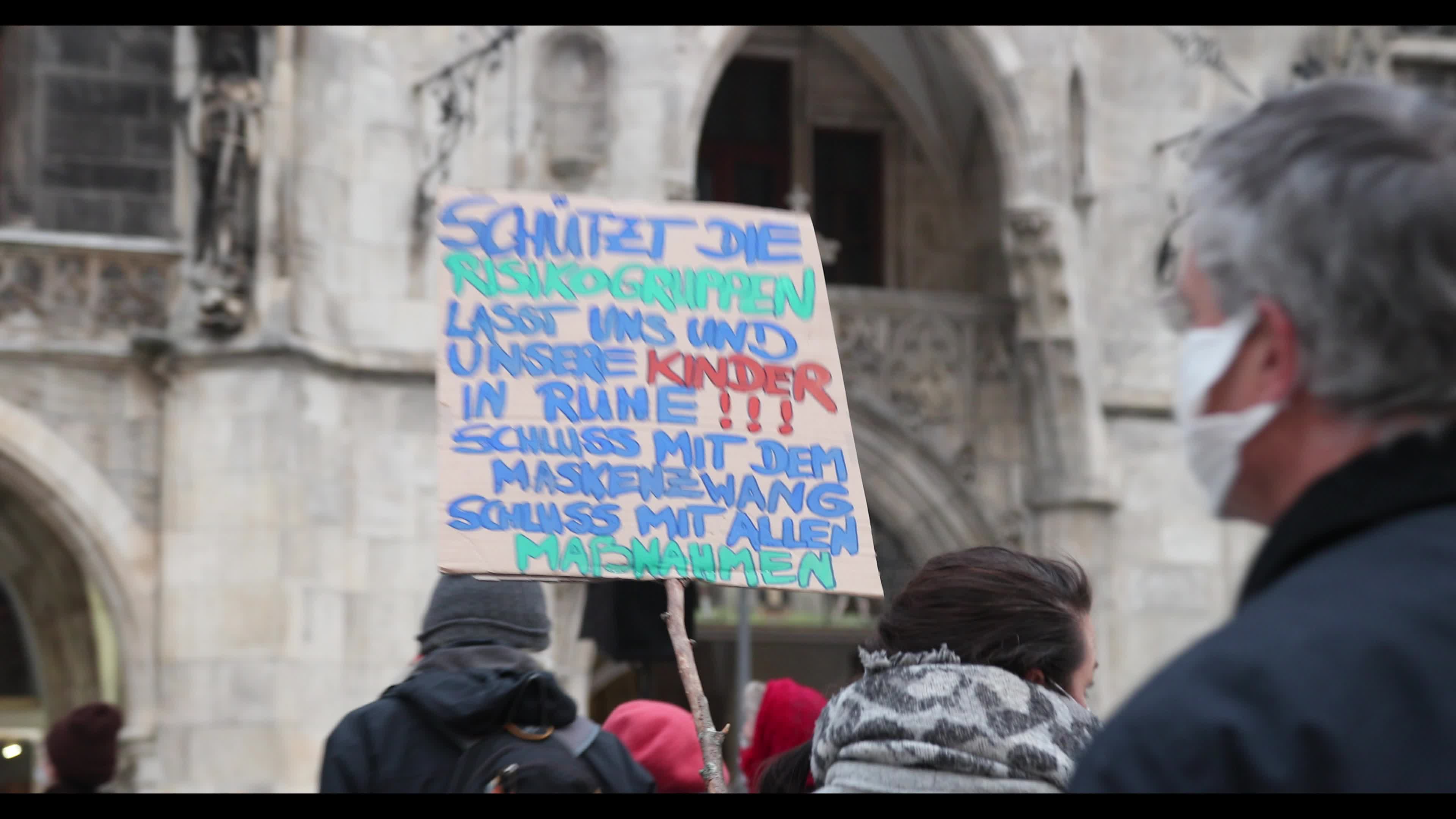 Protest In Munich against Covid-19 restrictions