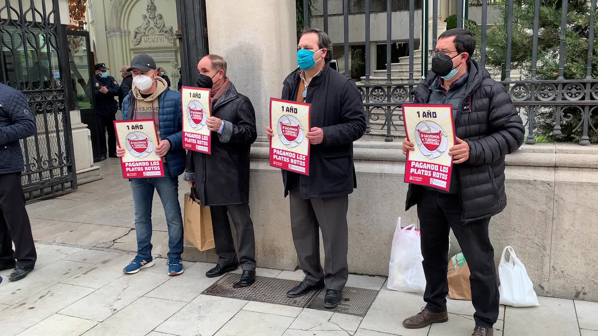 Hostelry workers in defense of the tourism and hotel sectors in Granada