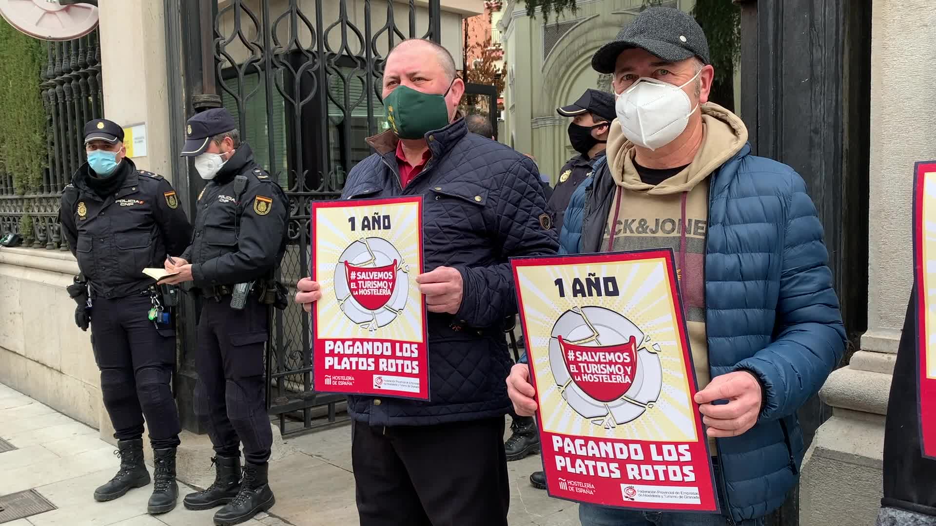 Hostelry workers in defense of the tourism and hotel sectors in Granada