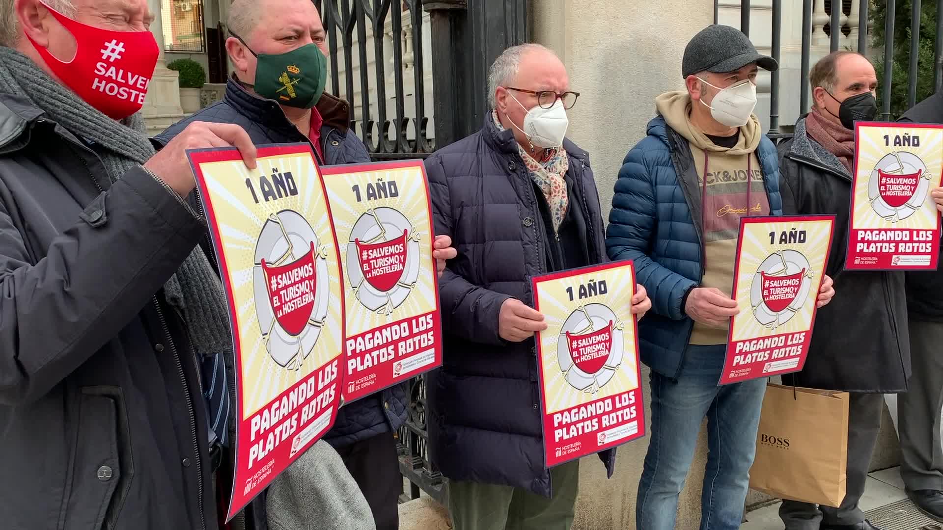 Hostelry workers in defense of the tourism and hotel sectors in Granada