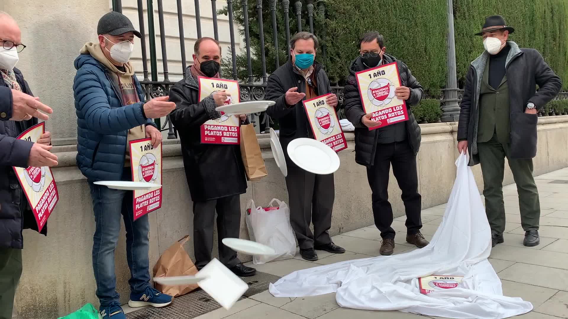 Hostelry workers in defense of the tourism and hotel sectors in Granada