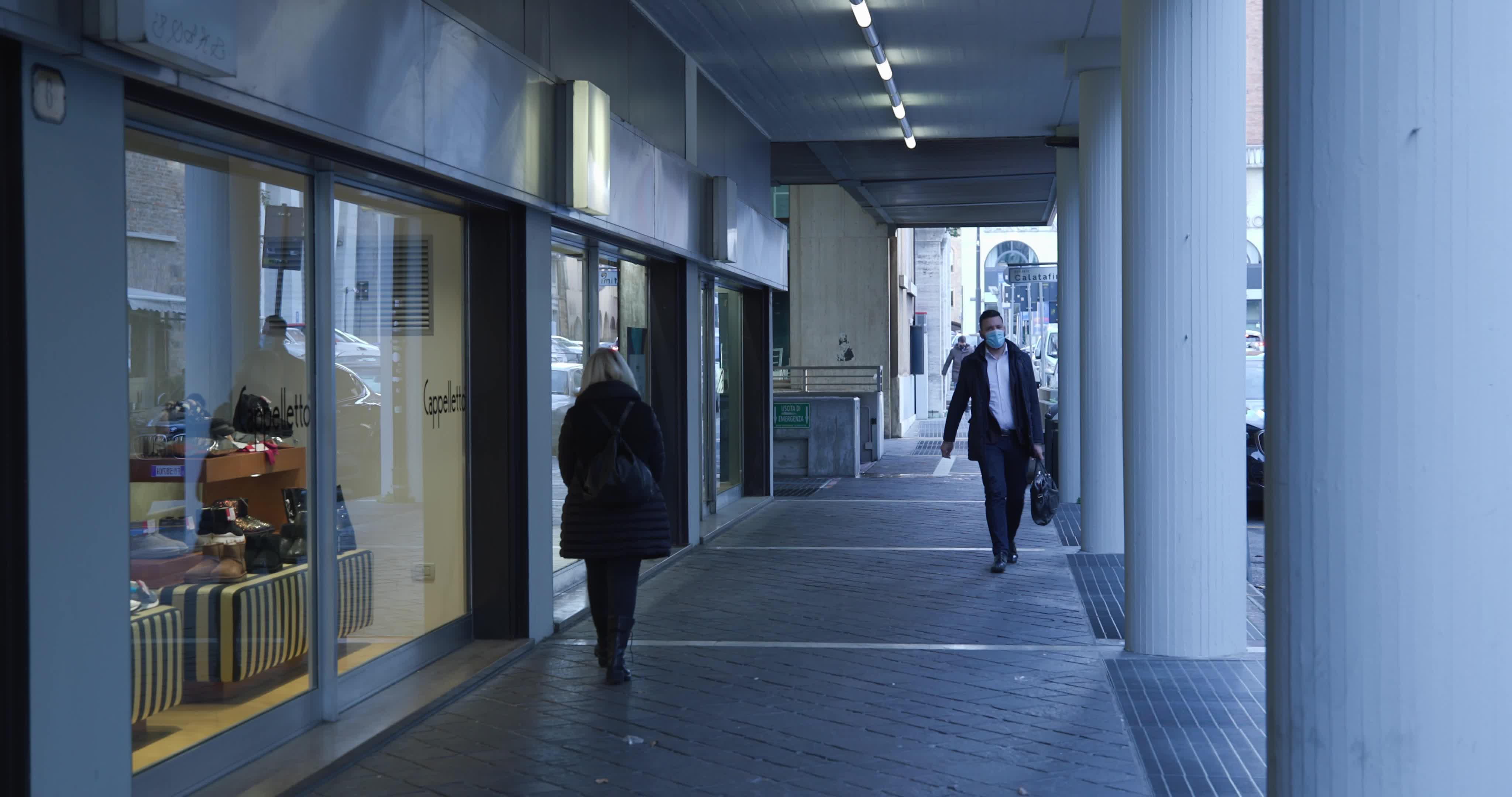 Daily life amid the Covid-19 pandemic in Padua, Italy
