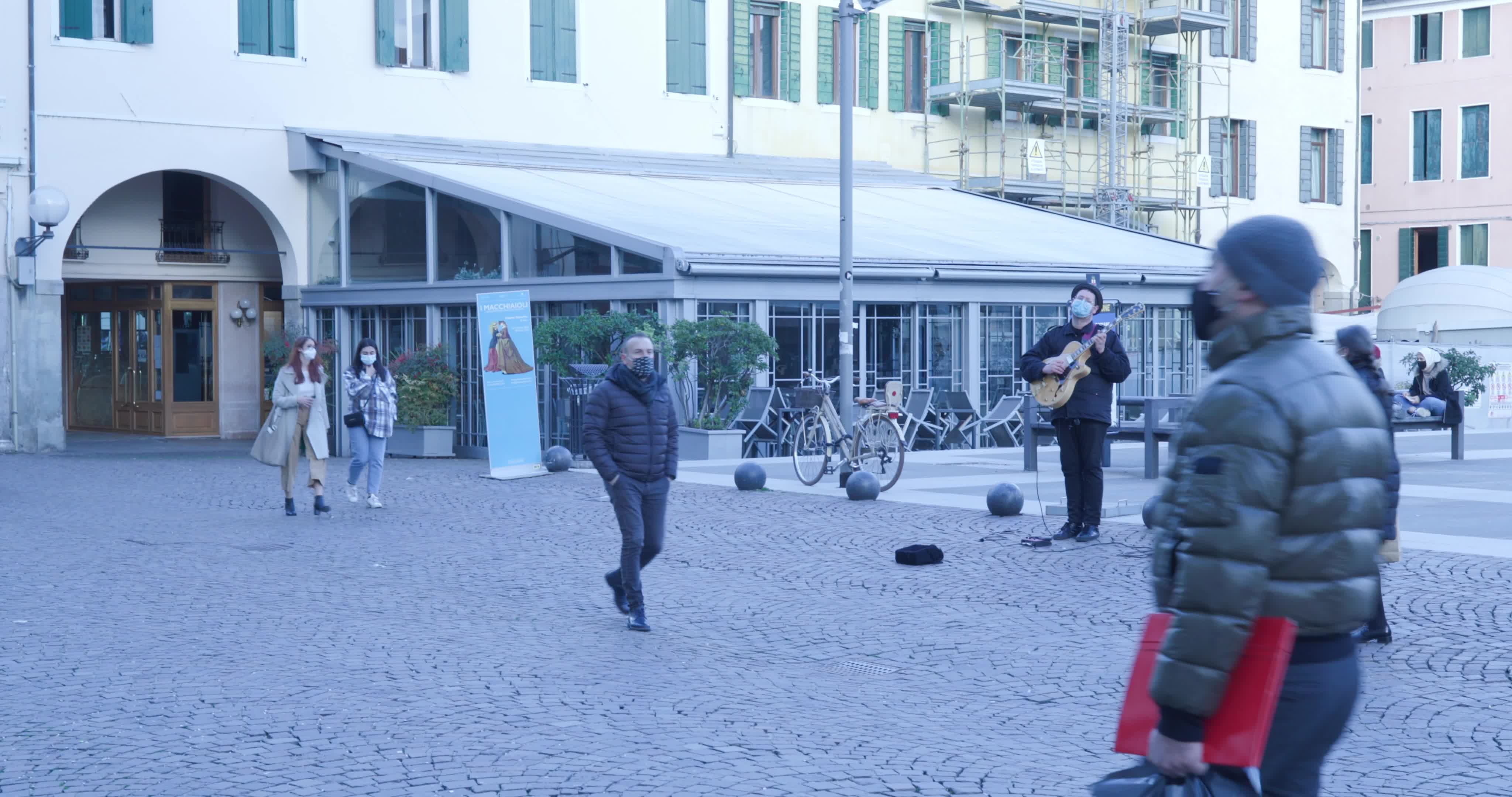 Daily life amid the Covid-19 pandemic in Padua, Italy