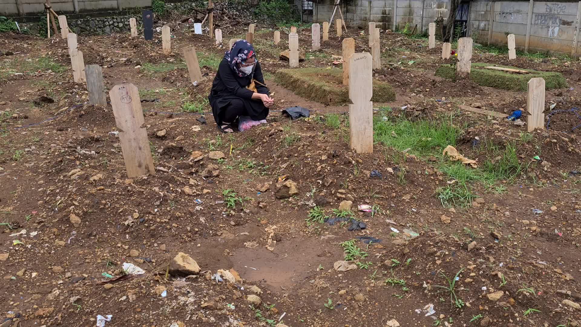 Covid-19 Graveyard In Indonesia