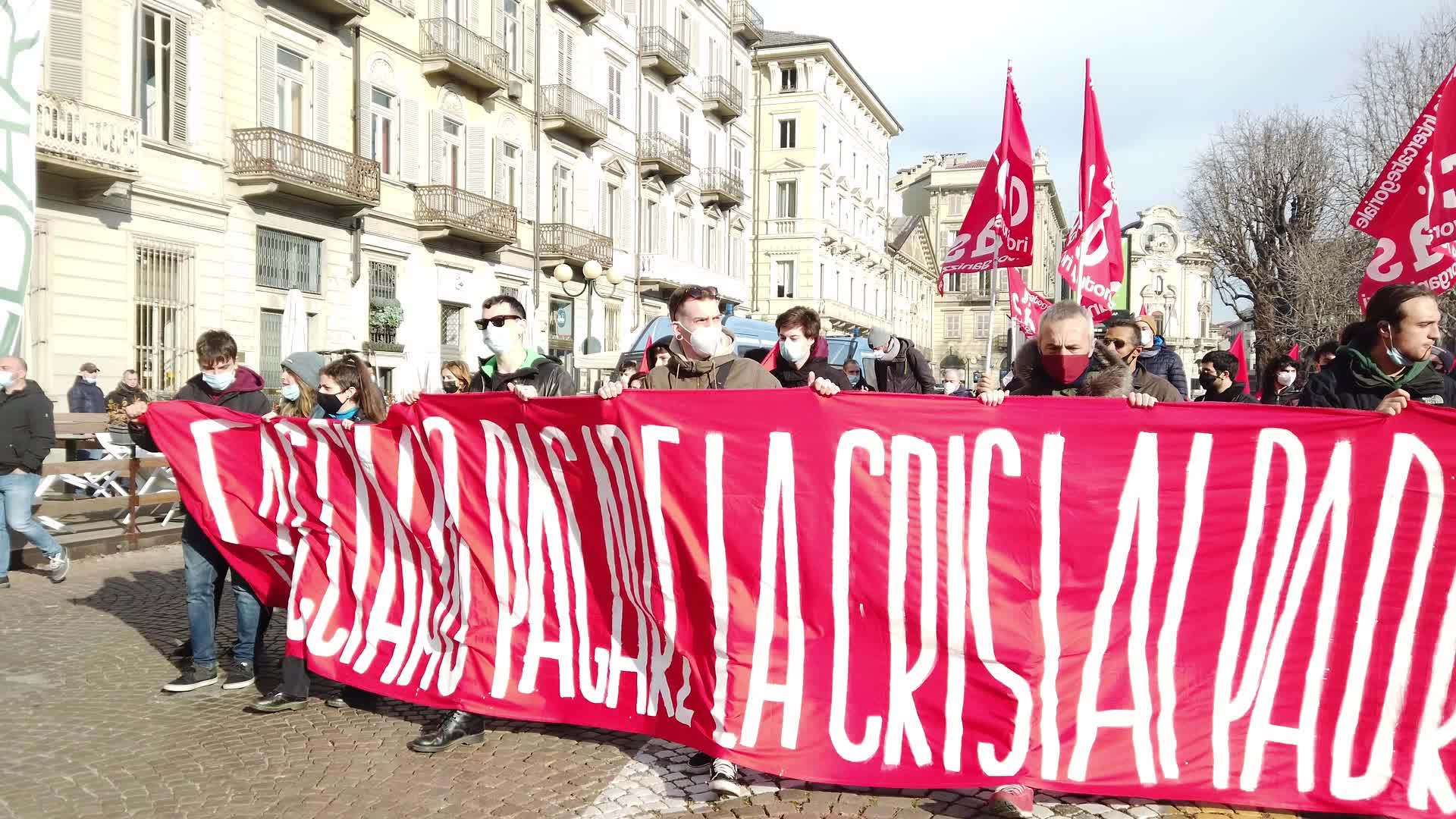 National general strike against italian government policies