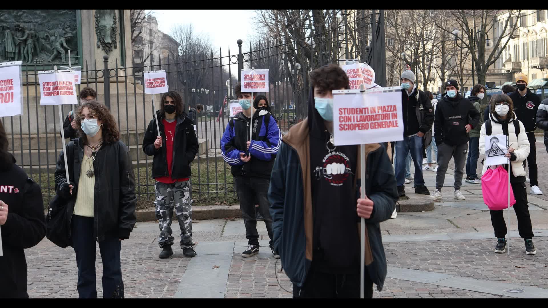 National general strike against italian government policies