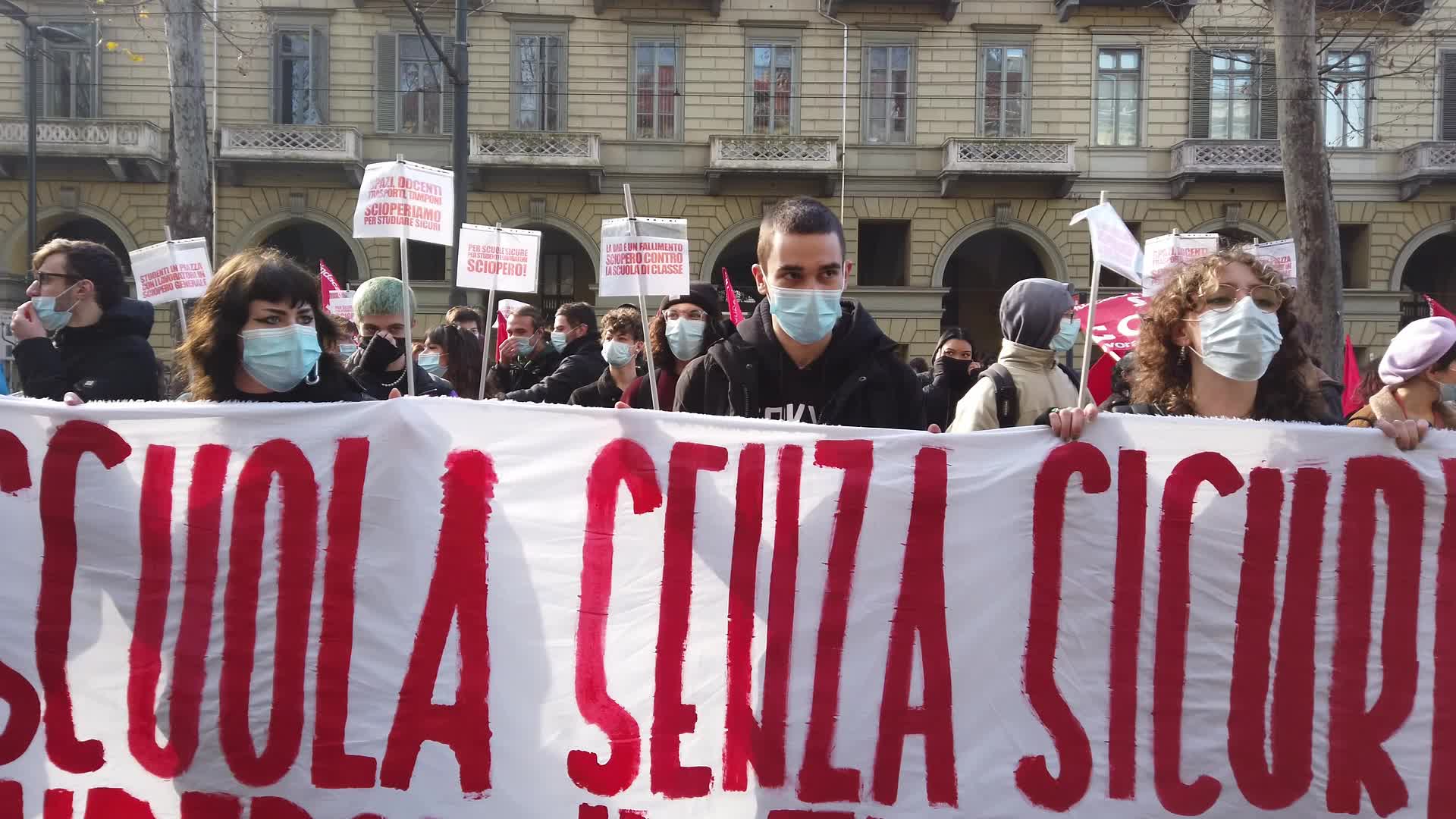 National general strike against italian government policies
