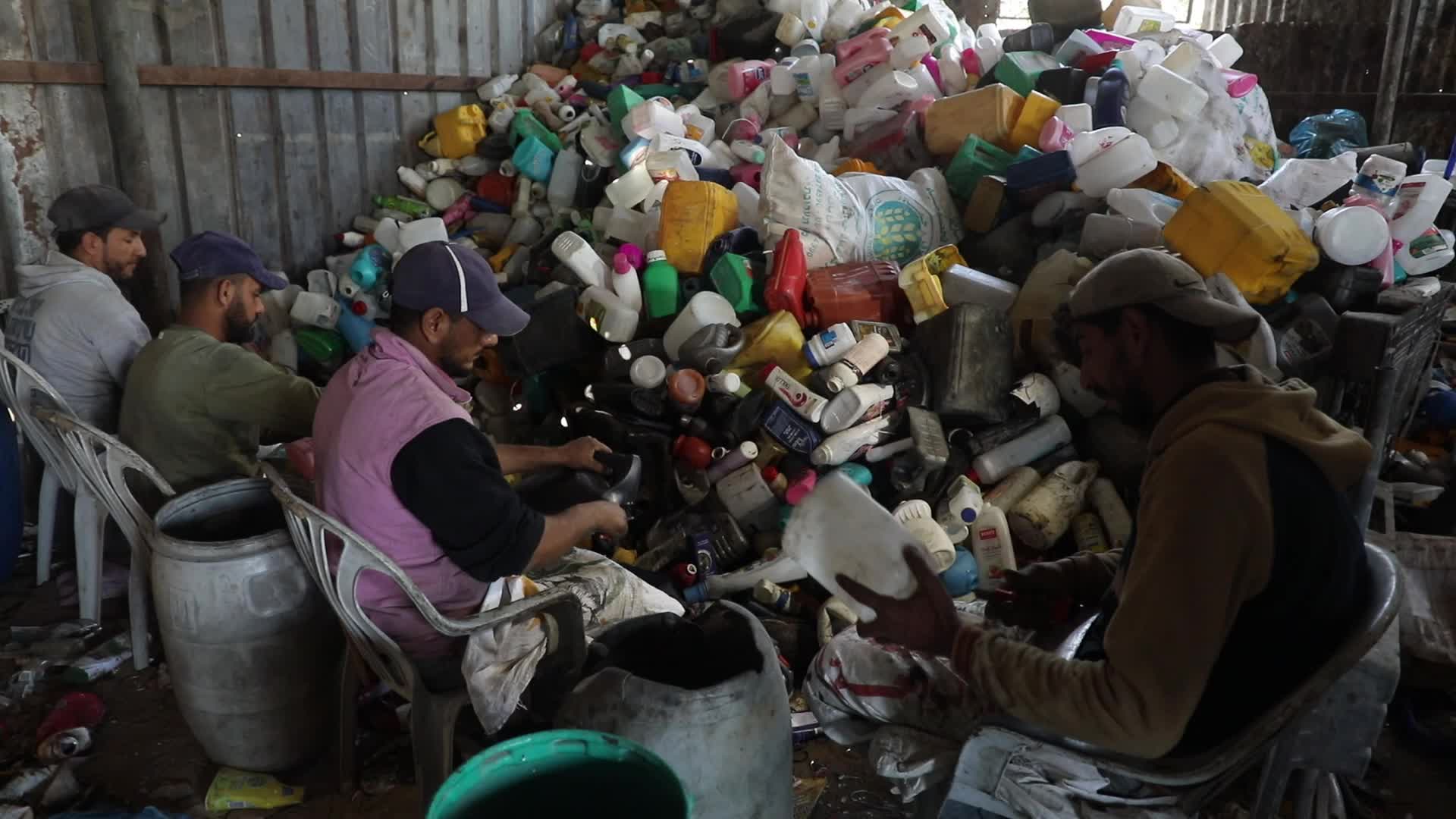 Recycling Plastic Factory In Gaza