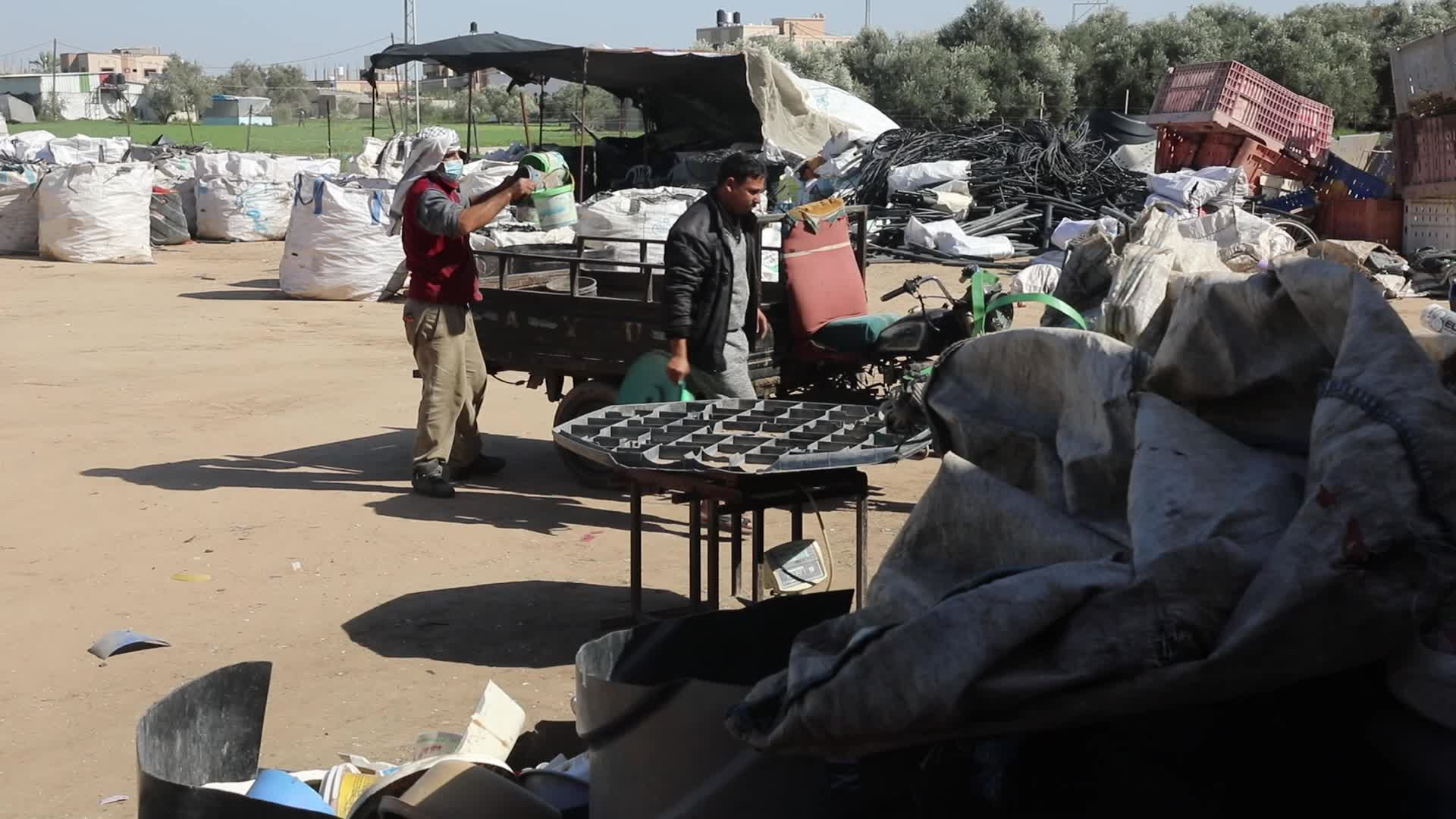 Recycling Plastic Factory In Gaza