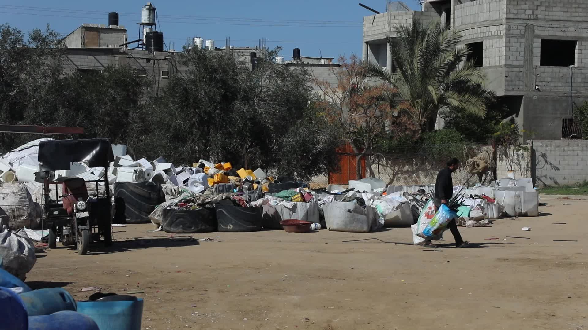 Recycling Plastic Factory In Gaza