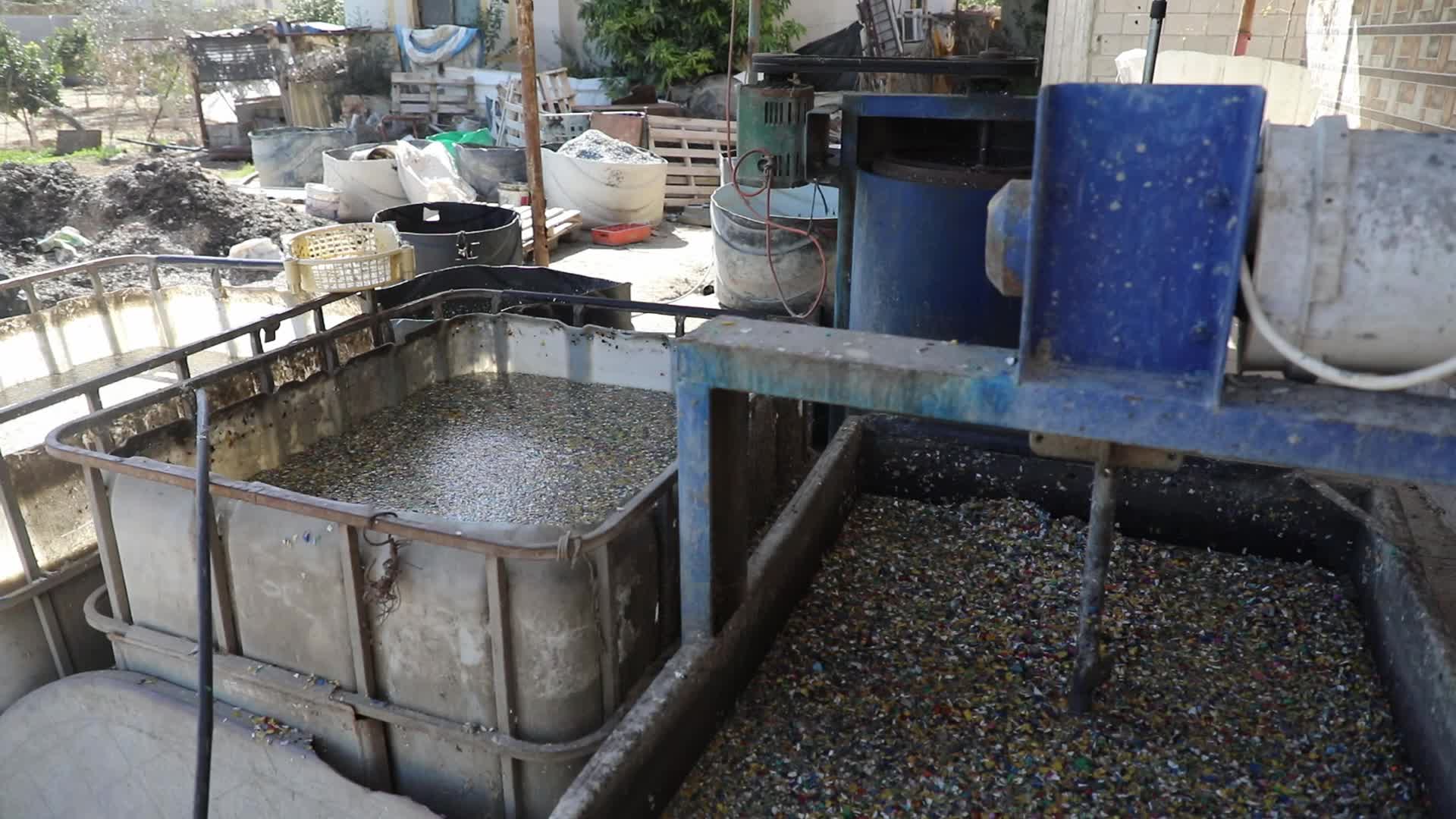 Recycling Plastic Factory In Gaza