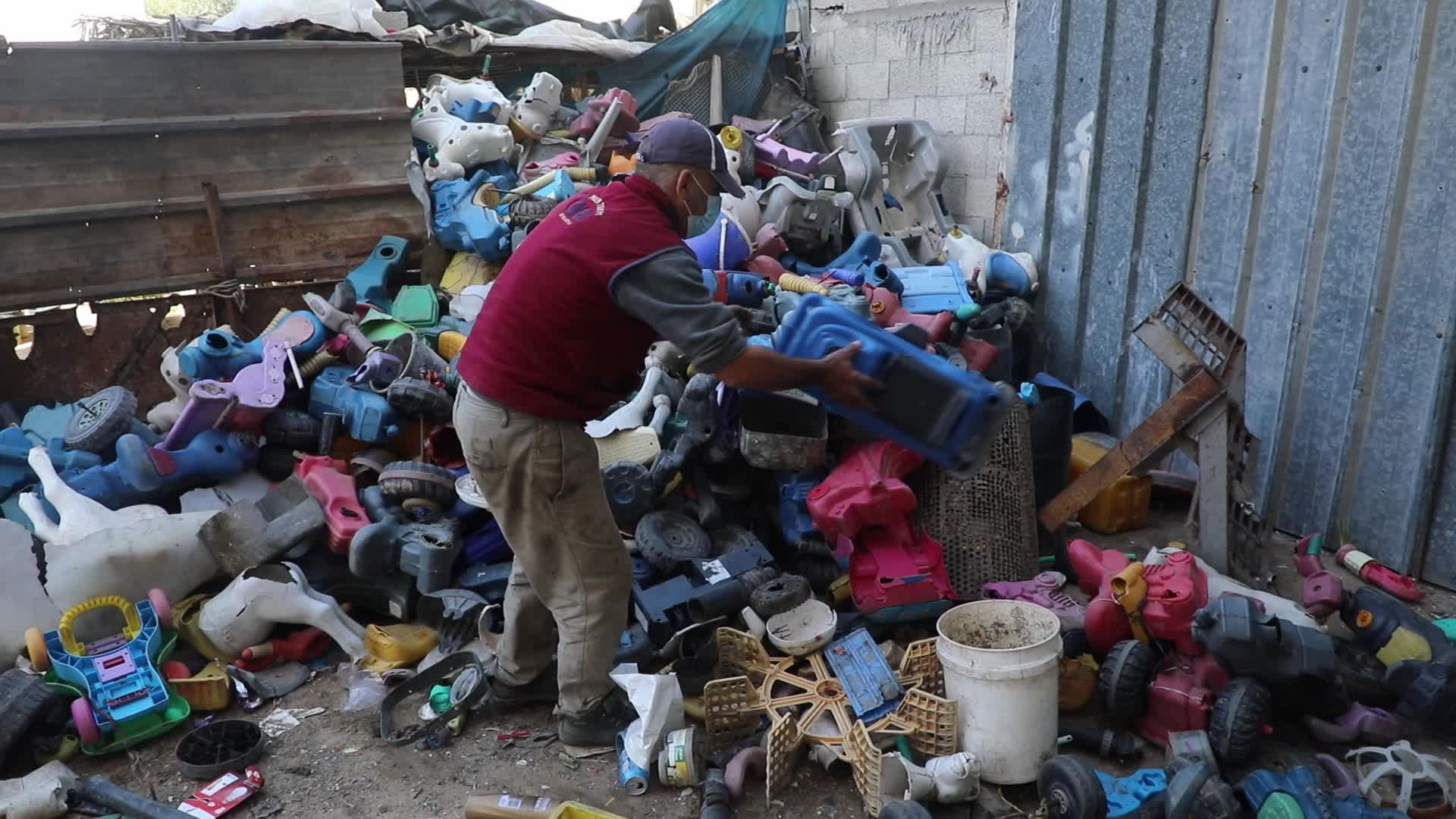 Recycling Plastic Factory In Gaza