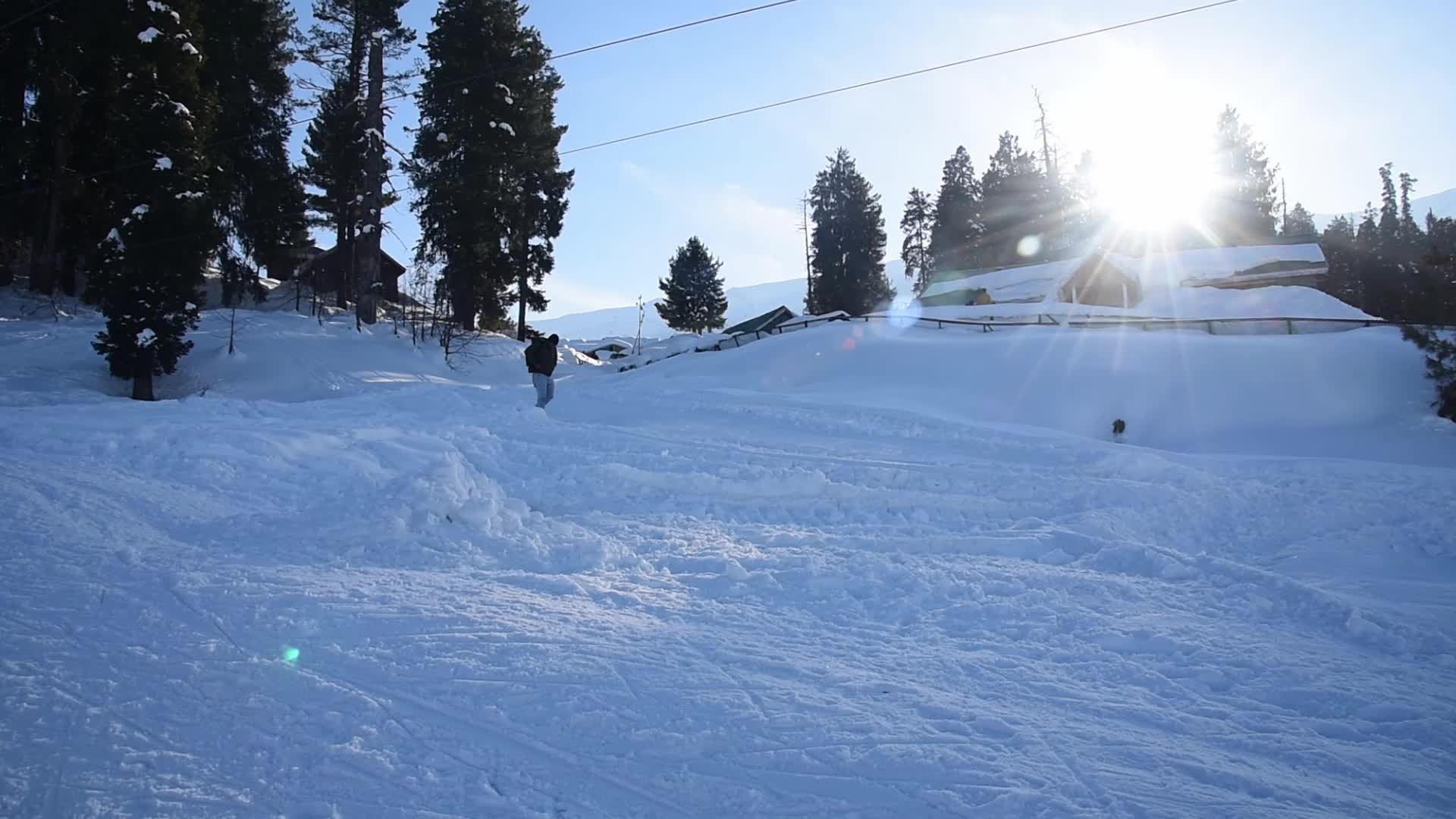 Skiing in Kashmir