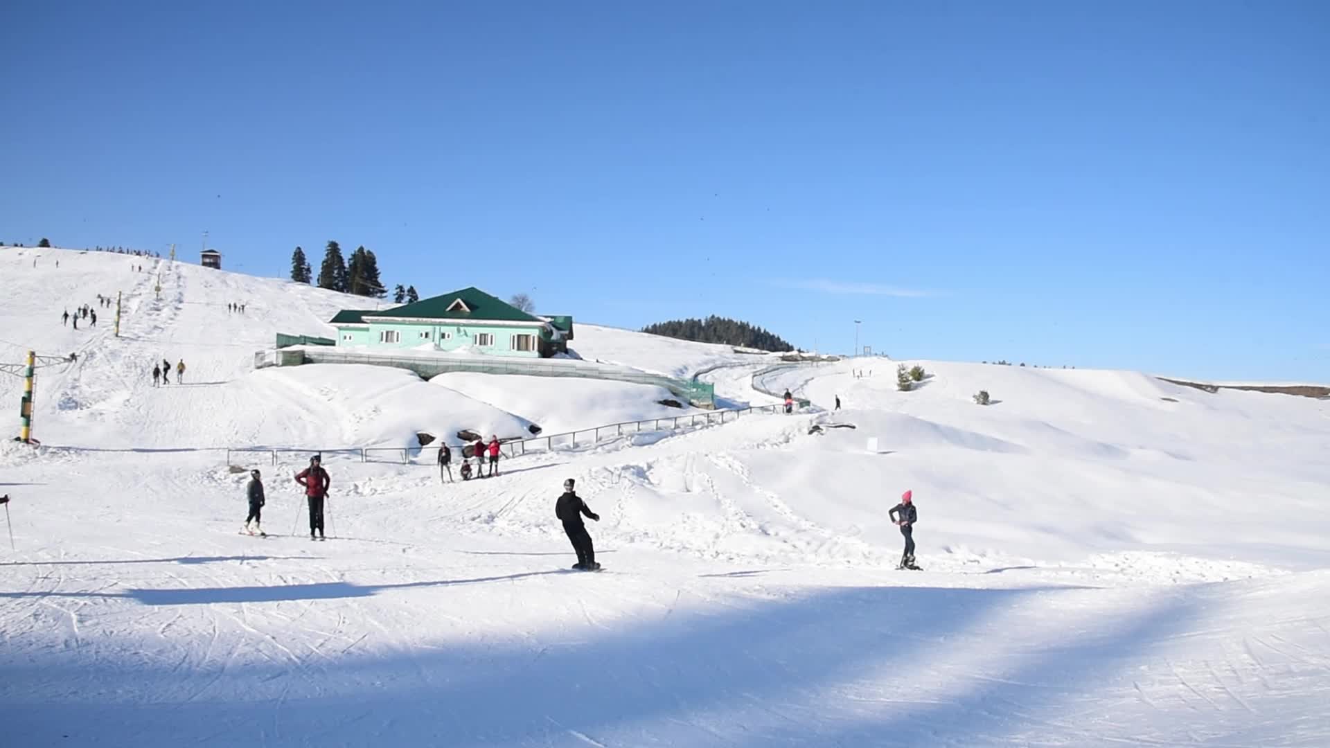 Skiing in Kashmir
