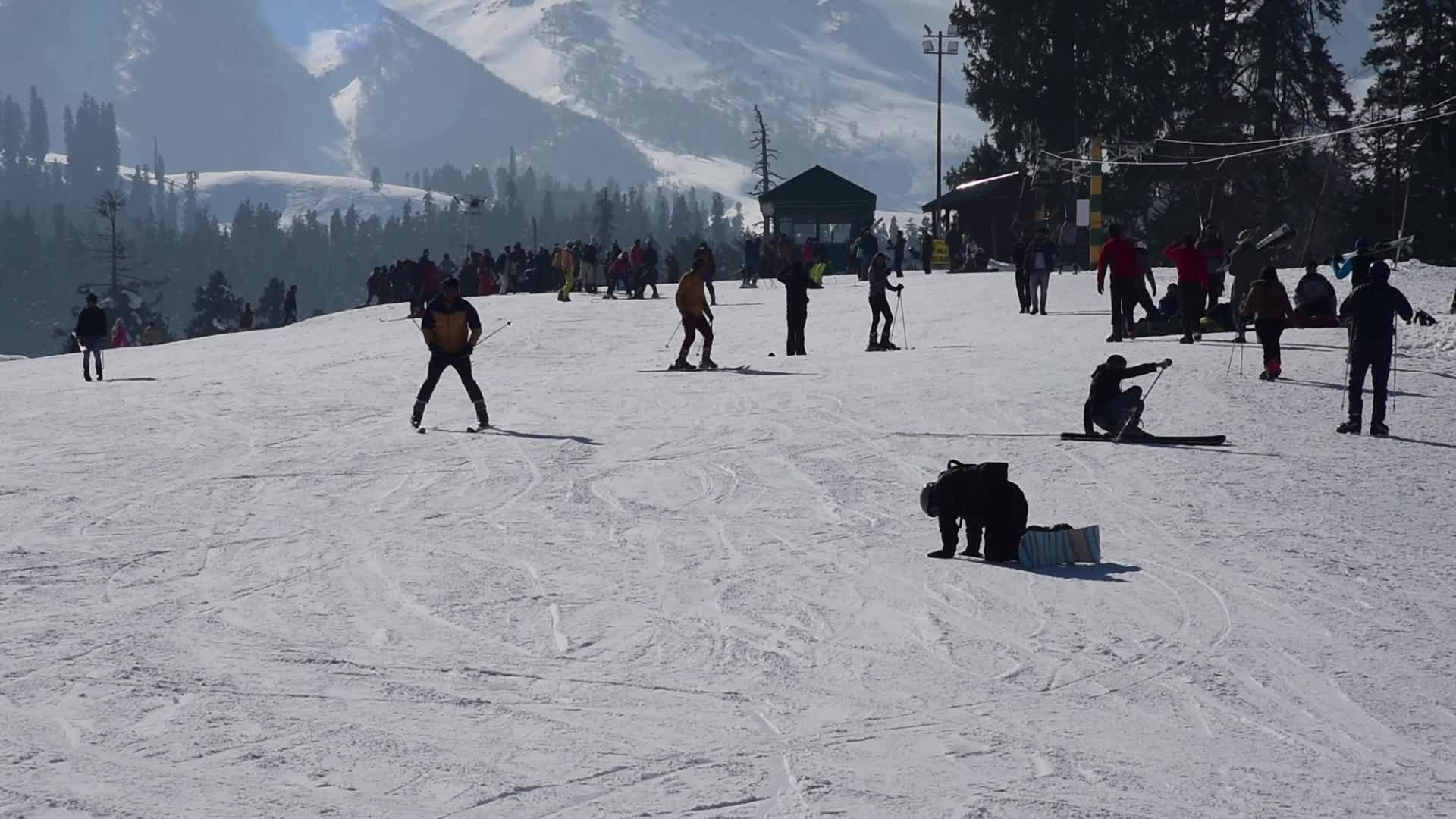 Skiing in Kashmir
