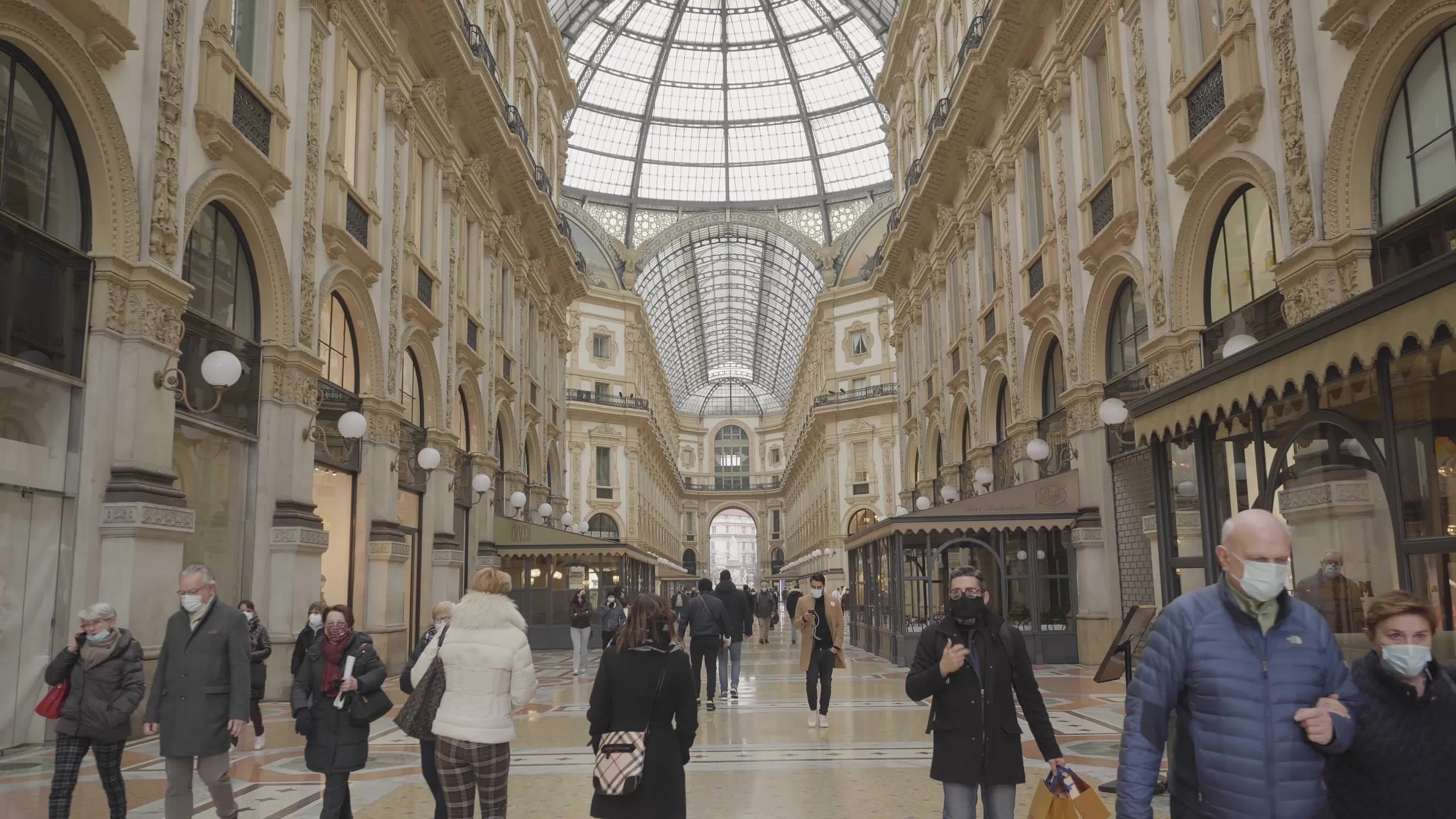 Daily life in Milan amid Covid-19 pandemic