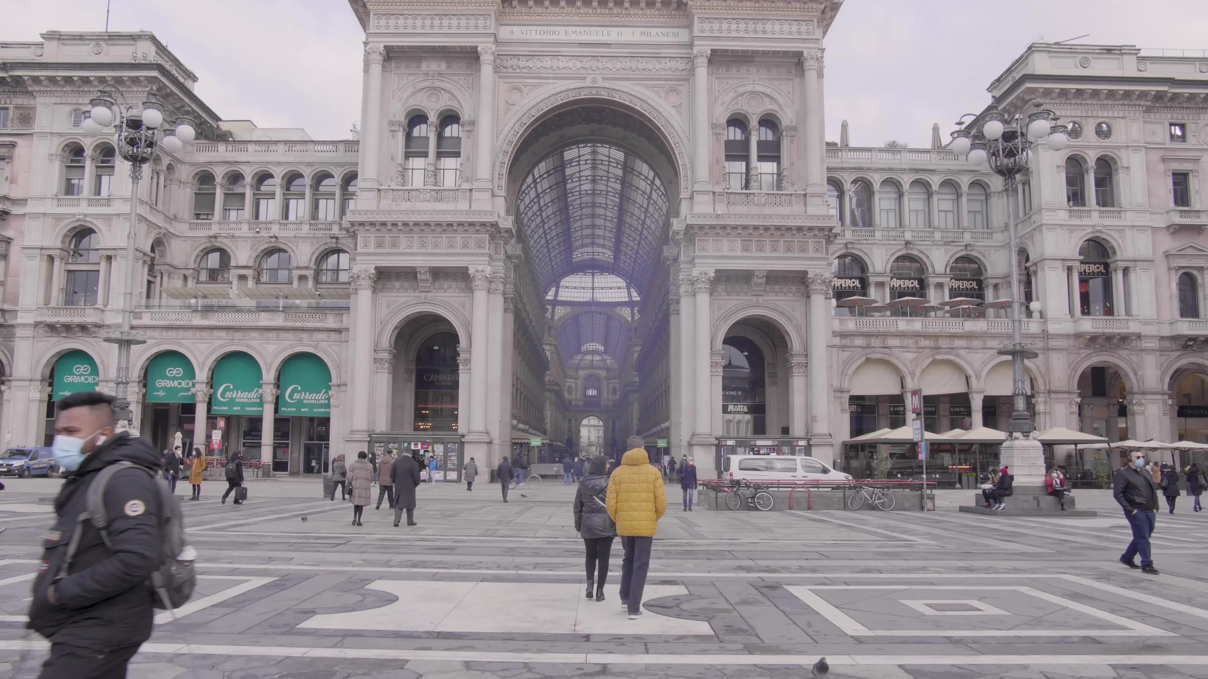 Daily life in Milan amid Covid-19 pandemic